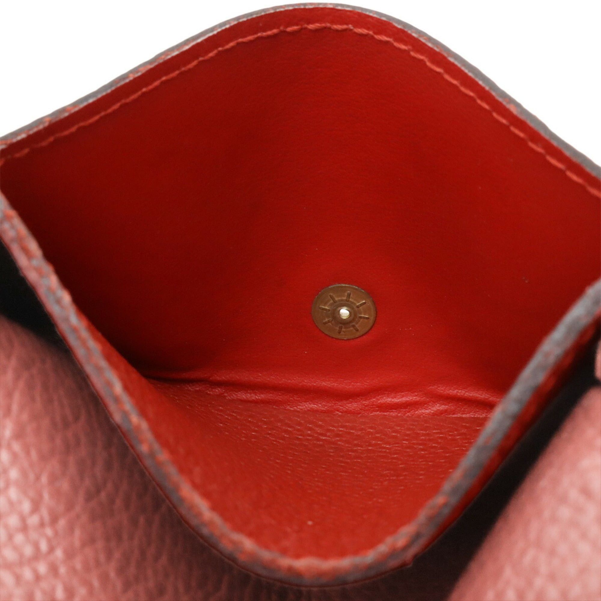 Louis Vuitton Louis Vuitton Monogram Empreinte Enveloppe Carte de Visite Business Card Holder/Card Case Cerise Red M58457 Size ONE SIZE - 7 Thumbnail