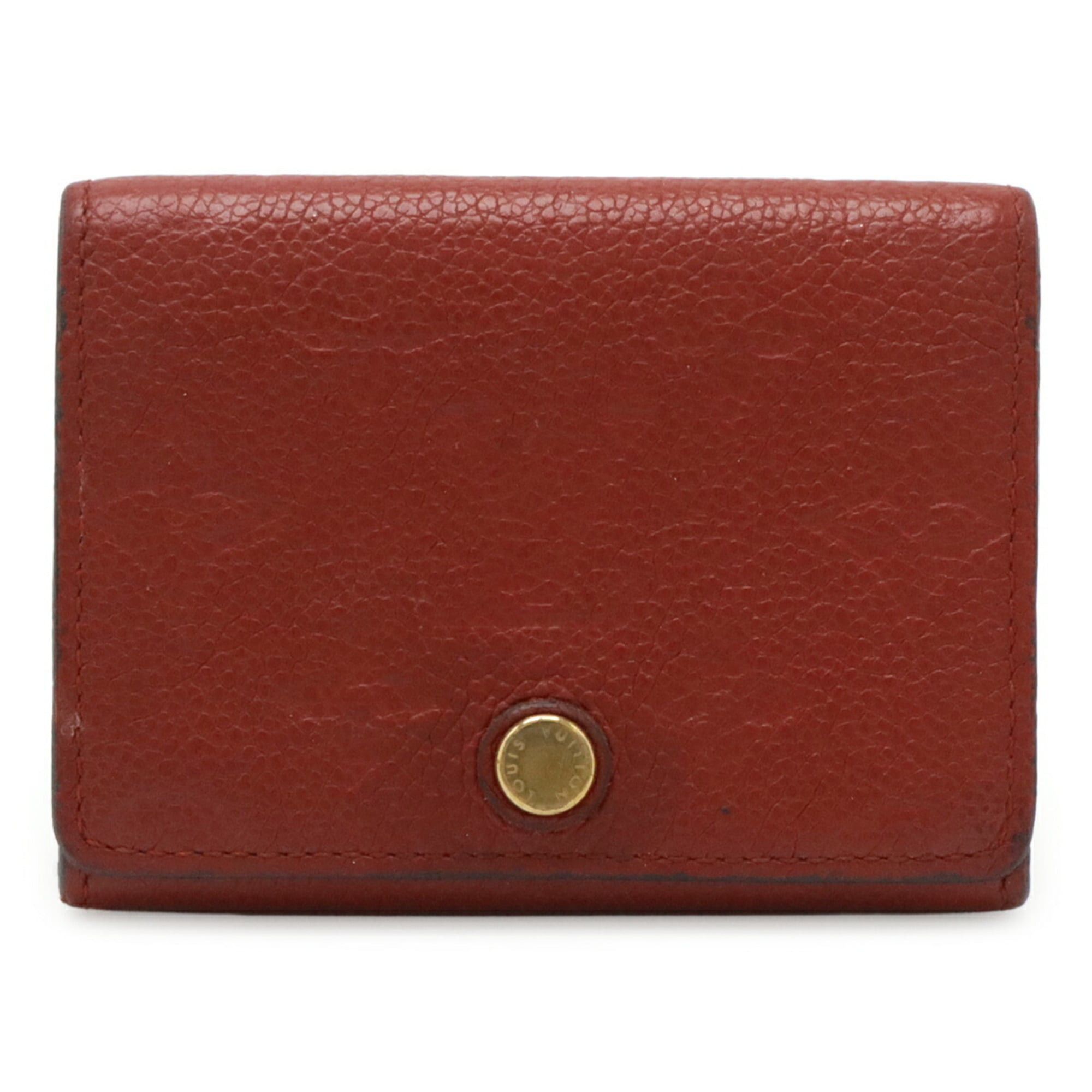 Louis Vuitton Louis Vuitton Monogram Empreinte Enveloppe Carte de Visite Business Card Holder/Card Case Cerise Red M58457 Size ONE SIZE - 2 Thumbnail