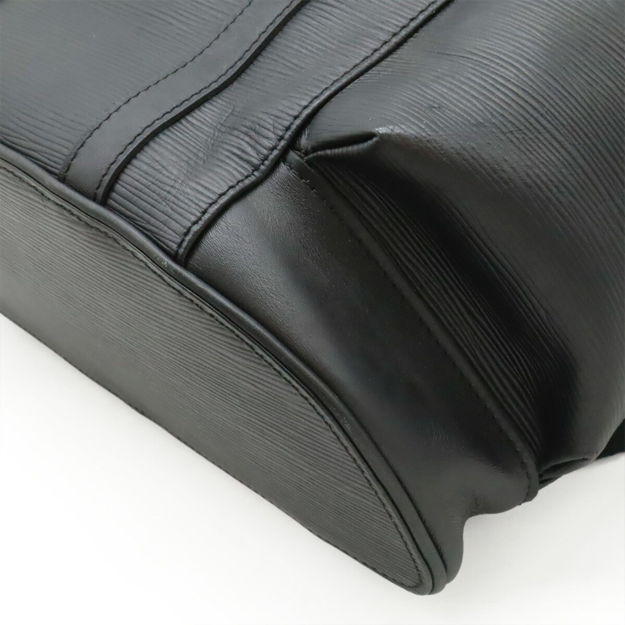 Louis Vuitton LOUIS VUITTON Epi Christopher PM Backpack, Leather, Black (M50159) Size ONE SIZE - 4 Thumbnail