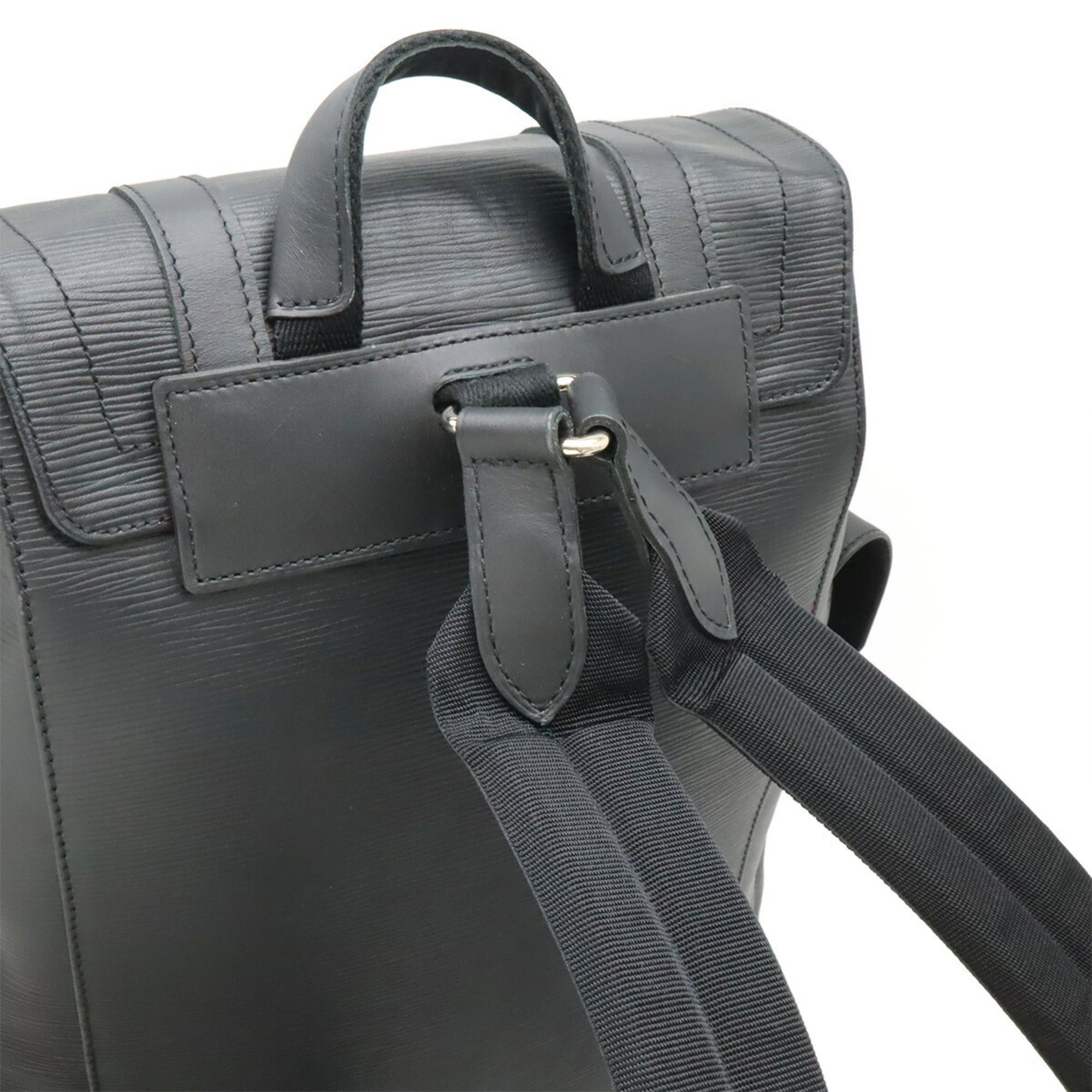 Louis Vuitton LOUIS VUITTON Epi Christopher PM Backpack, Leather, Black (M50159) Size ONE SIZE - 5 Thumbnail