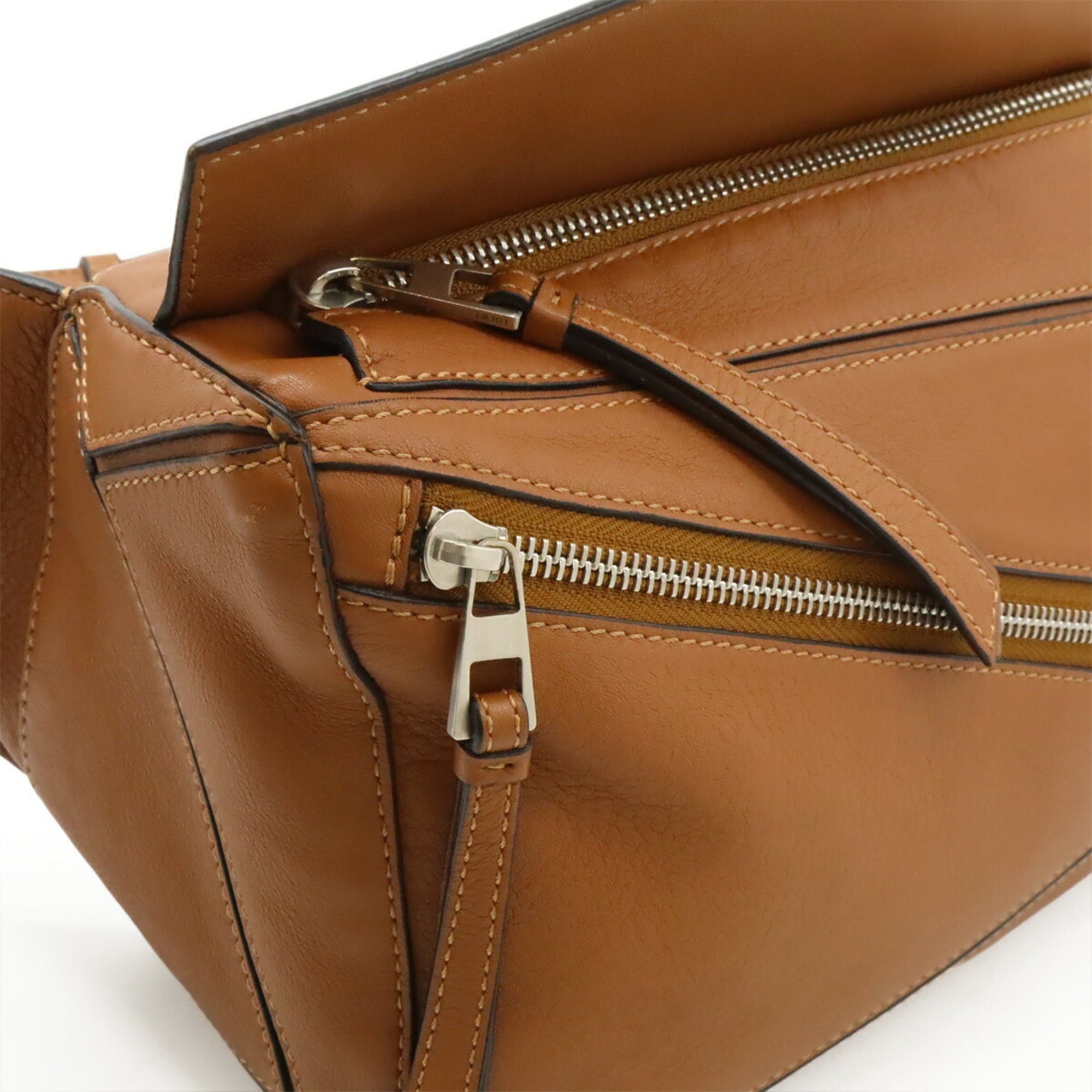 Loewe LOEWE Puzzle Bum Bag Mini Body Shoulder Waist Leather Brown B510U89X02 Size ONE SIZE - 8 Thumbnail