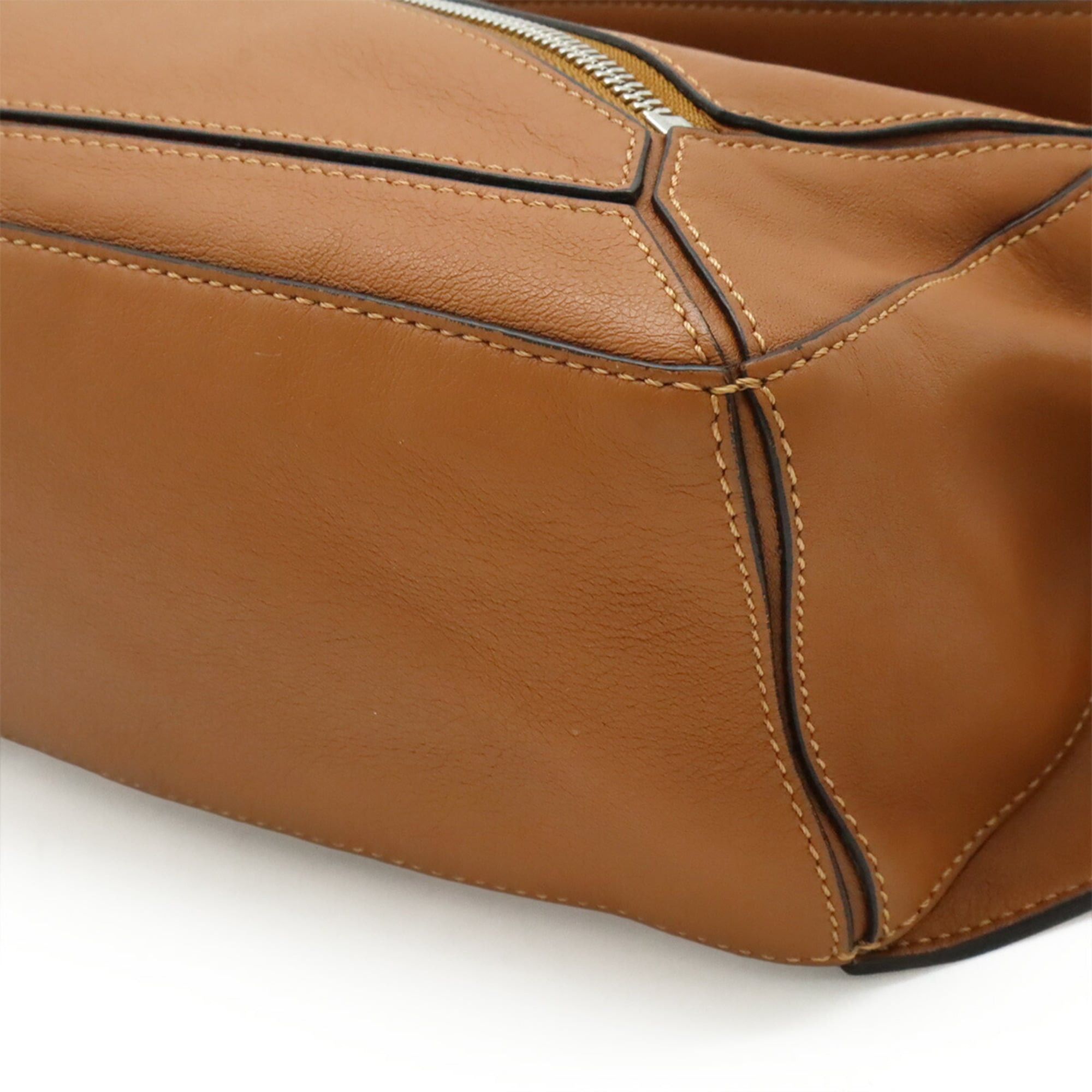 Loewe LOEWE Puzzle Bum Bag Mini Body Shoulder Waist Leather Brown B510U89X02 Size ONE SIZE - 4 Thumbnail