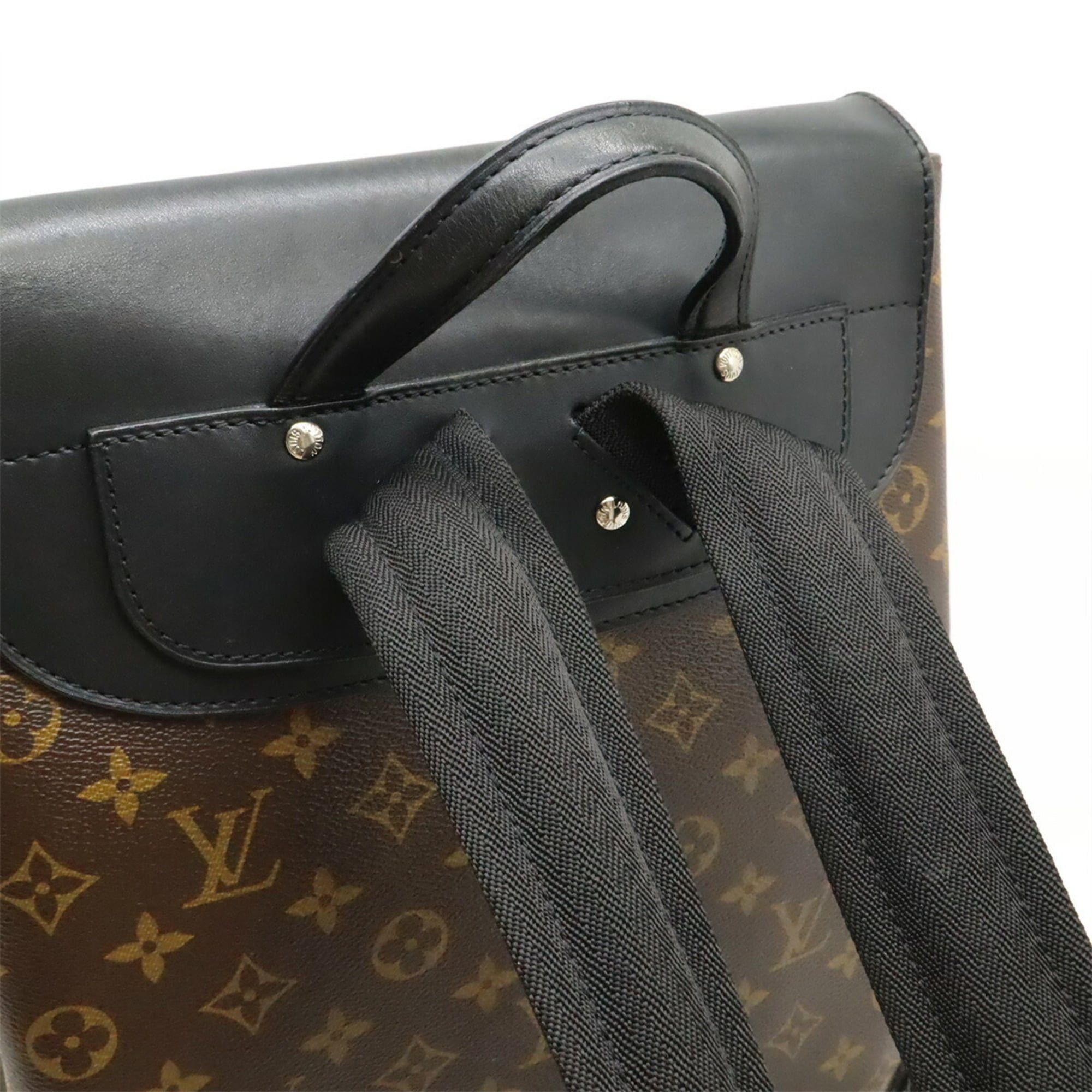 Louis Vuitton Louis Vuitton Monogram Macassar Parc Backpack Shoulder Bag M40637 Size ONE SIZE - 5 Thumbnail