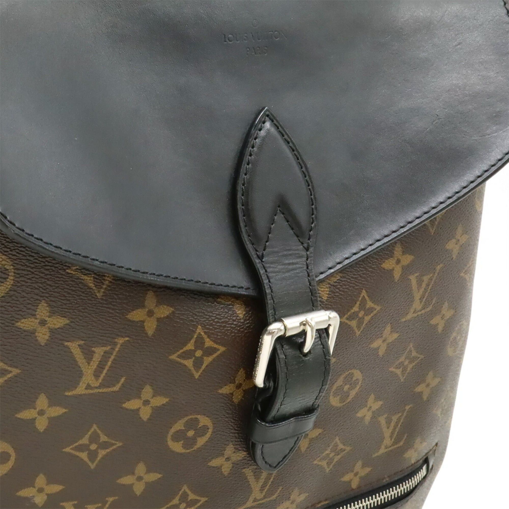 Louis Vuitton Louis Vuitton Monogram Macassar Parc Backpack Shoulder Bag M40637 Size ONE SIZE - 9 Thumbnail