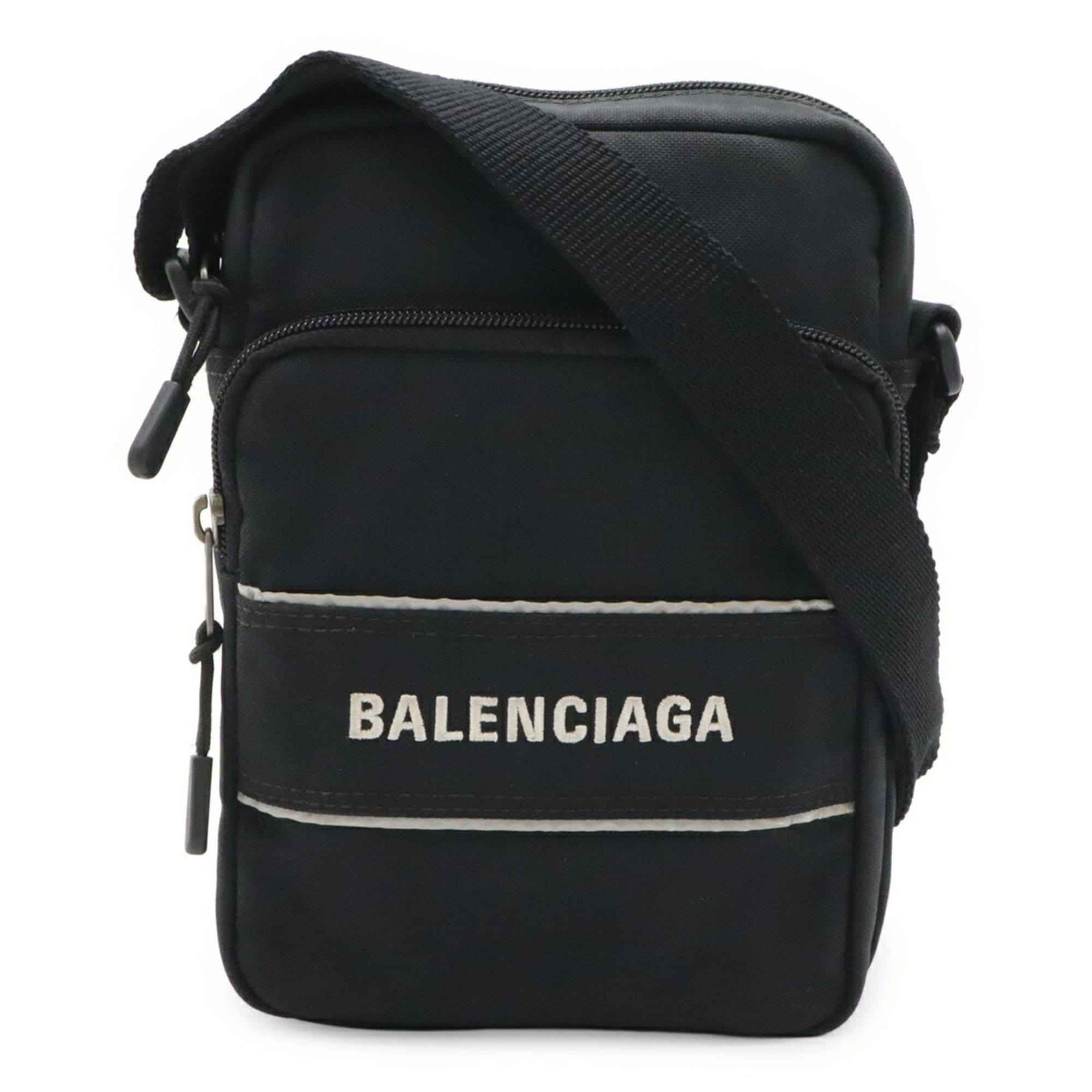 Balenciaga BALENCIAGA Sport Handbag S Shoulder Bag Pouch Nylon Canvas Black 638657 Size ONE SIZE - 2 Thumbnail