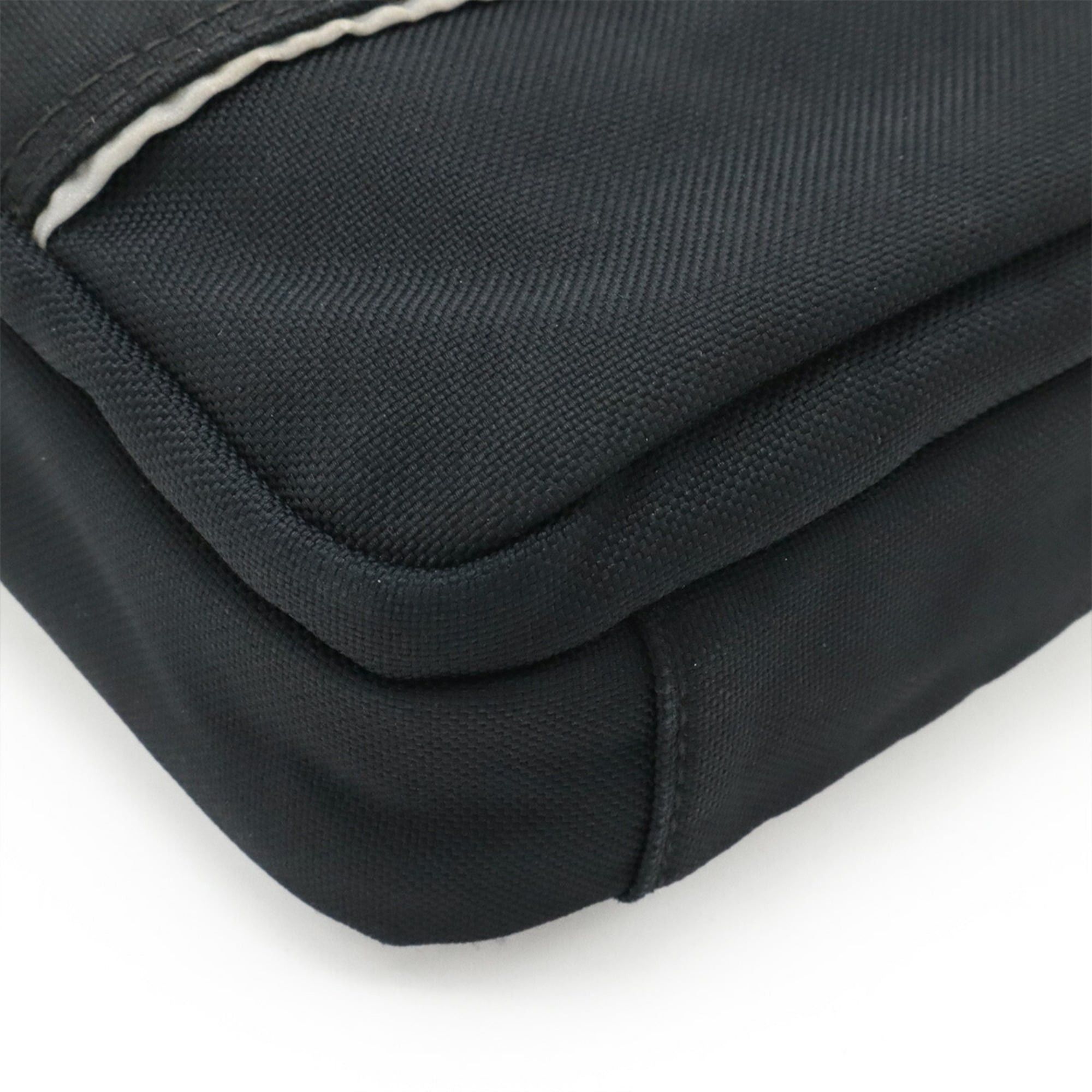 Balenciaga BALENCIAGA Sport Handbag S Shoulder Bag Pouch Nylon Canvas Black 638657 Size ONE SIZE - 4 Thumbnail
