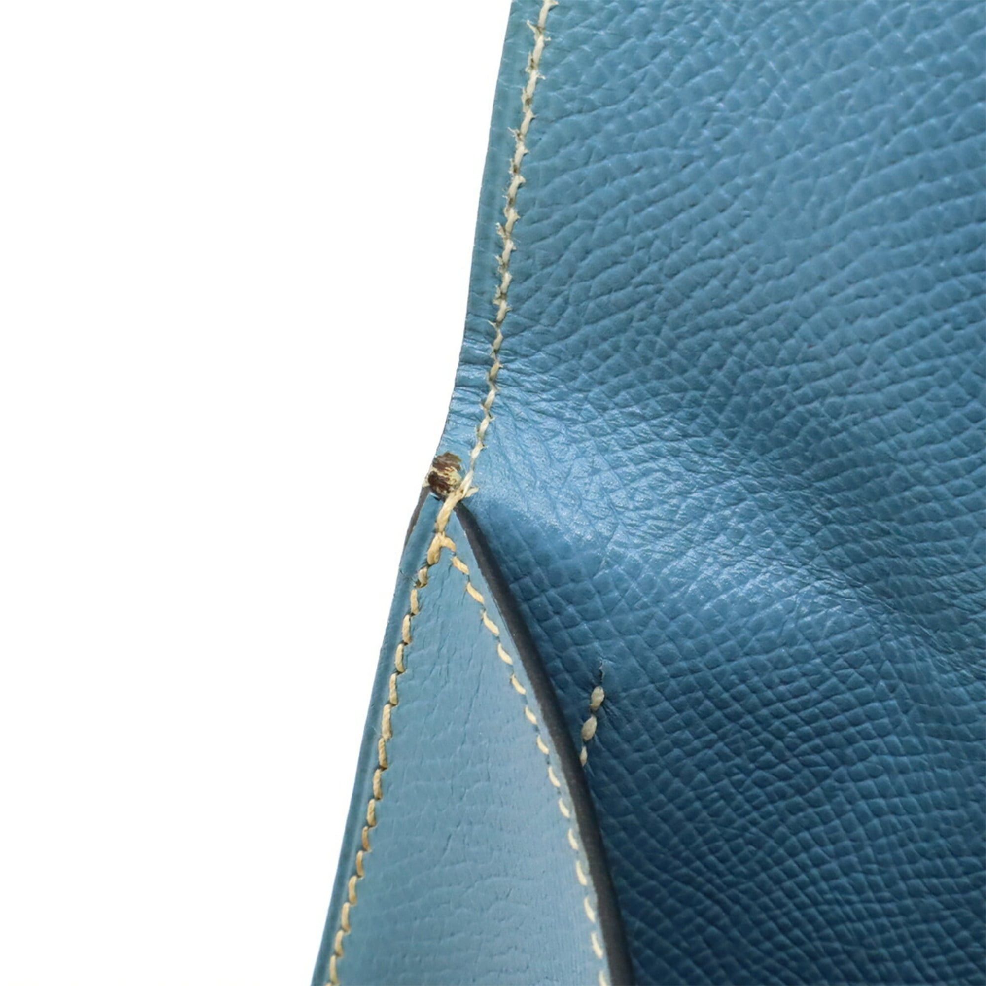 Hermes HERMES Amelie Shoulder Bag Pochette Courchevel Leather Blue Jean Light □D Stamp Size ONE SIZE - 7 Thumbnail