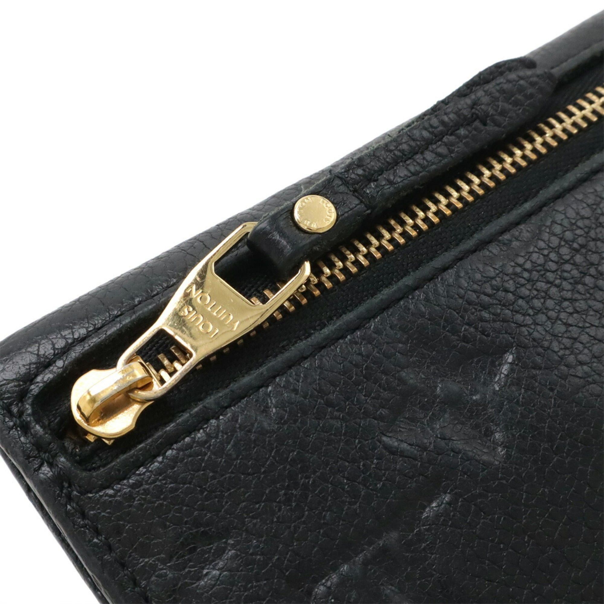 Louis Vuitton Louis Vuitton Monogram Empreinte Pochette Cle Wallet/Coin Case, Coin Purse, Noir Black M60633 Size ONE SIZE - 6 Thumbnail