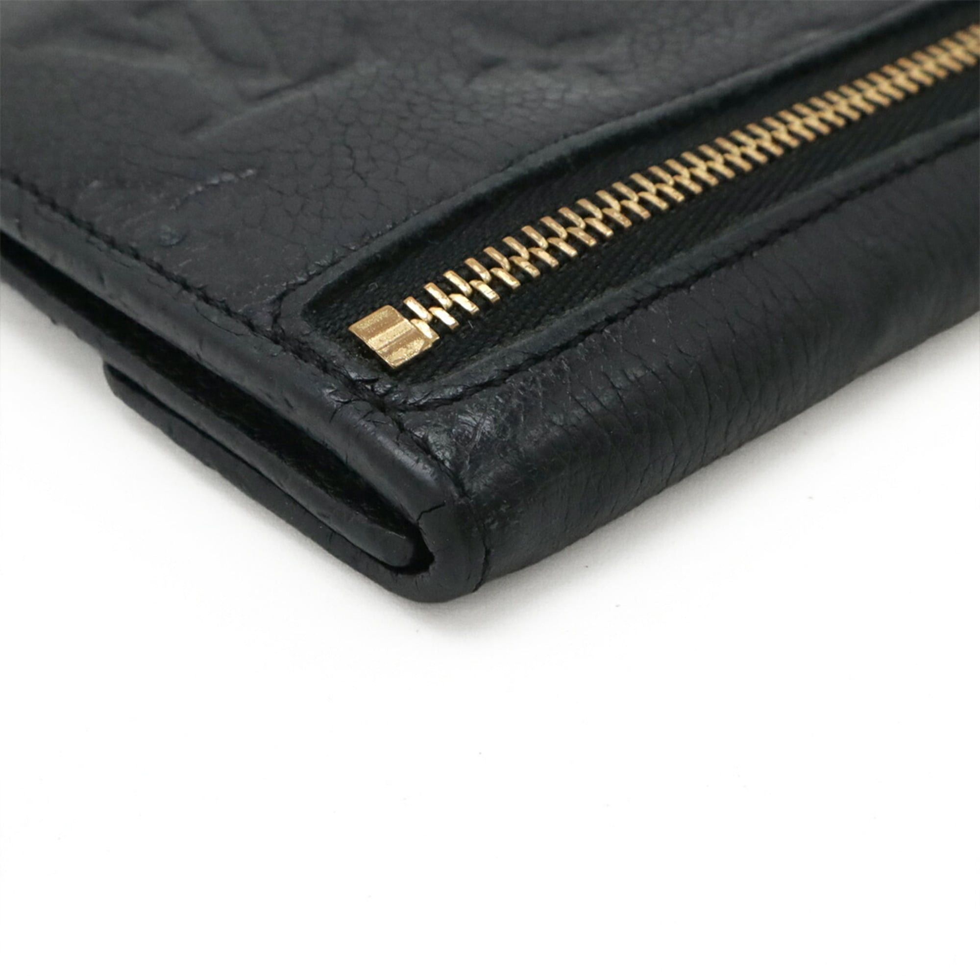 Louis Vuitton Louis Vuitton Monogram Empreinte Pochette Cle Wallet/Coin Case, Coin Purse, Noir Black M60633 Size ONE SIZE - 4 Thumbnail