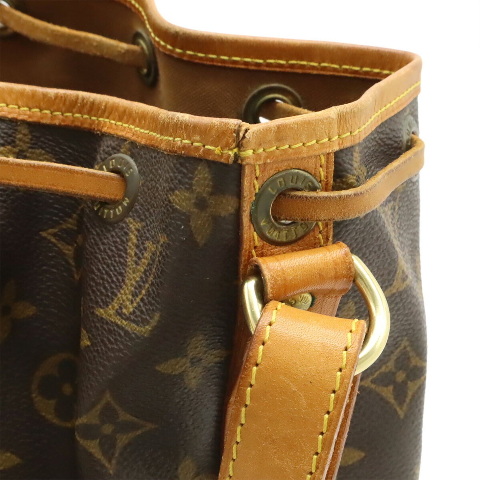 Louis Vuitton Louis Vuitton Monogram Petit Noé Shoulder Bag Model M42226 Size ONE SIZE - 7 Thumbnail