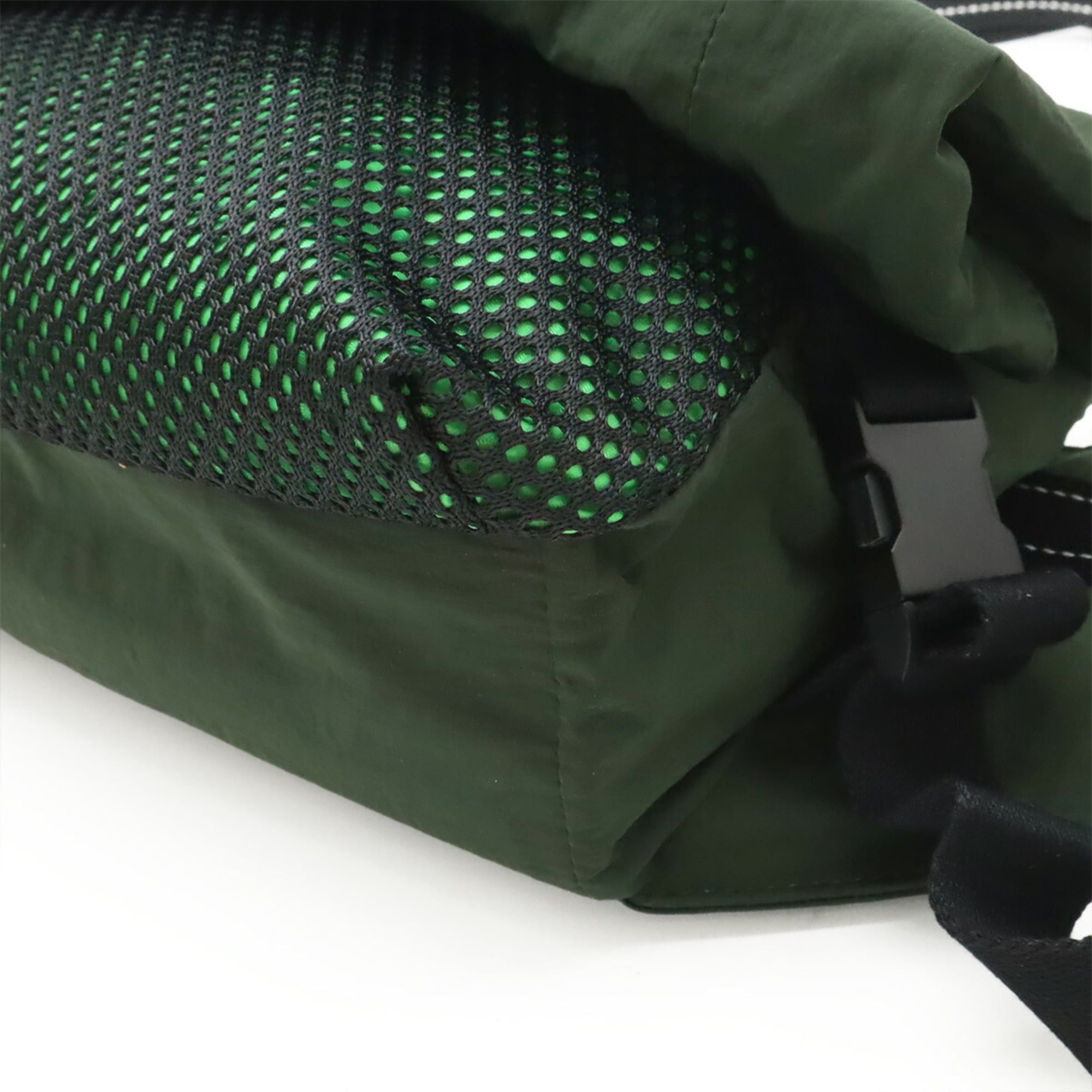 Bottega Veneta Bottega Veneta Body Bag Belt Crossbody Mesh Nylon Khaki Green Black Size ONE SIZE - 4 Thumbnail