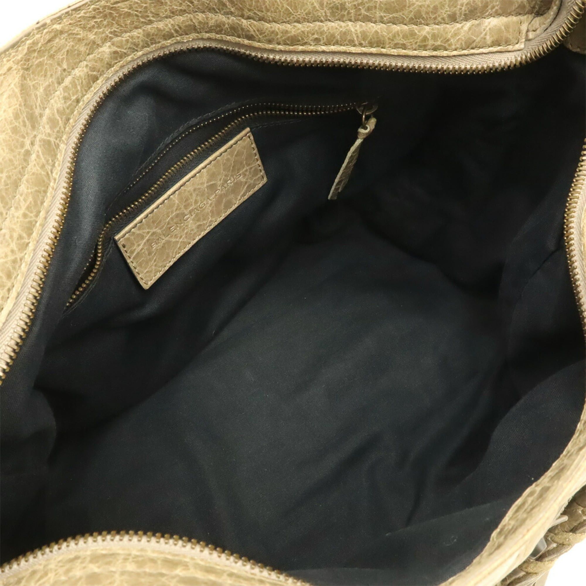 Balenciaga BALENCIAGA Classic Velo Tote Bag Handbag Leather Beige Shoulder 235216 Size ONE SIZE - 7 Thumbnail