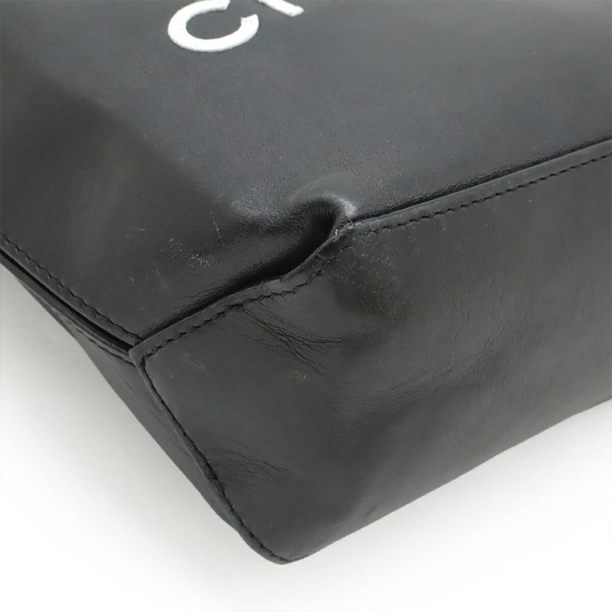 Chanel CHANEL Essential Tote PM Small Bag Handbag Leather Black White A46880 Size ONE SIZE - 4 Thumbnail