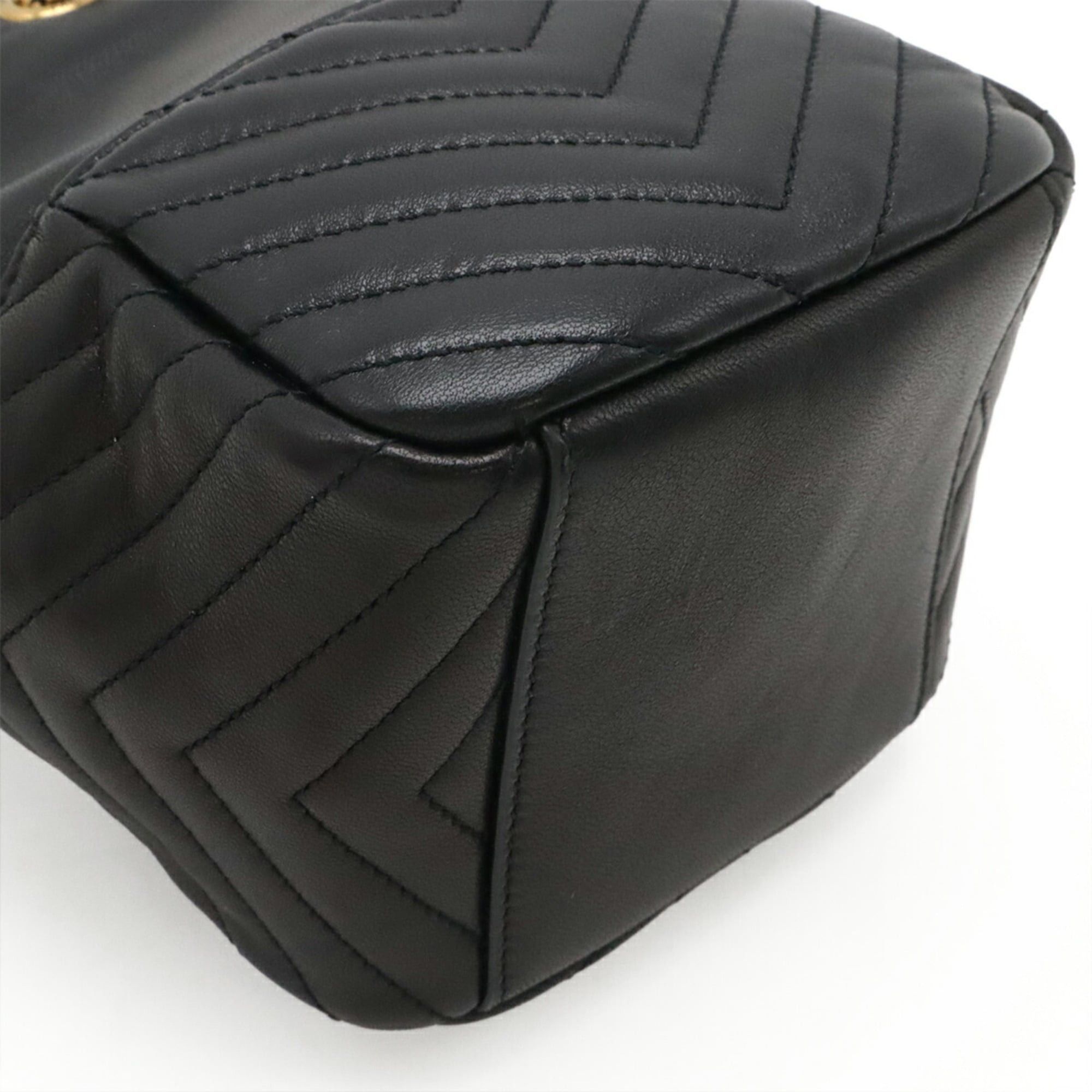 Yves Saint Laurent SAINT LAURENT PARIS YSL Yves Saint Laurent Joe Mini Bucket Bag Chain Shoulder Leather Black 701631 Size ONE SIZE - 4 Thumbnail