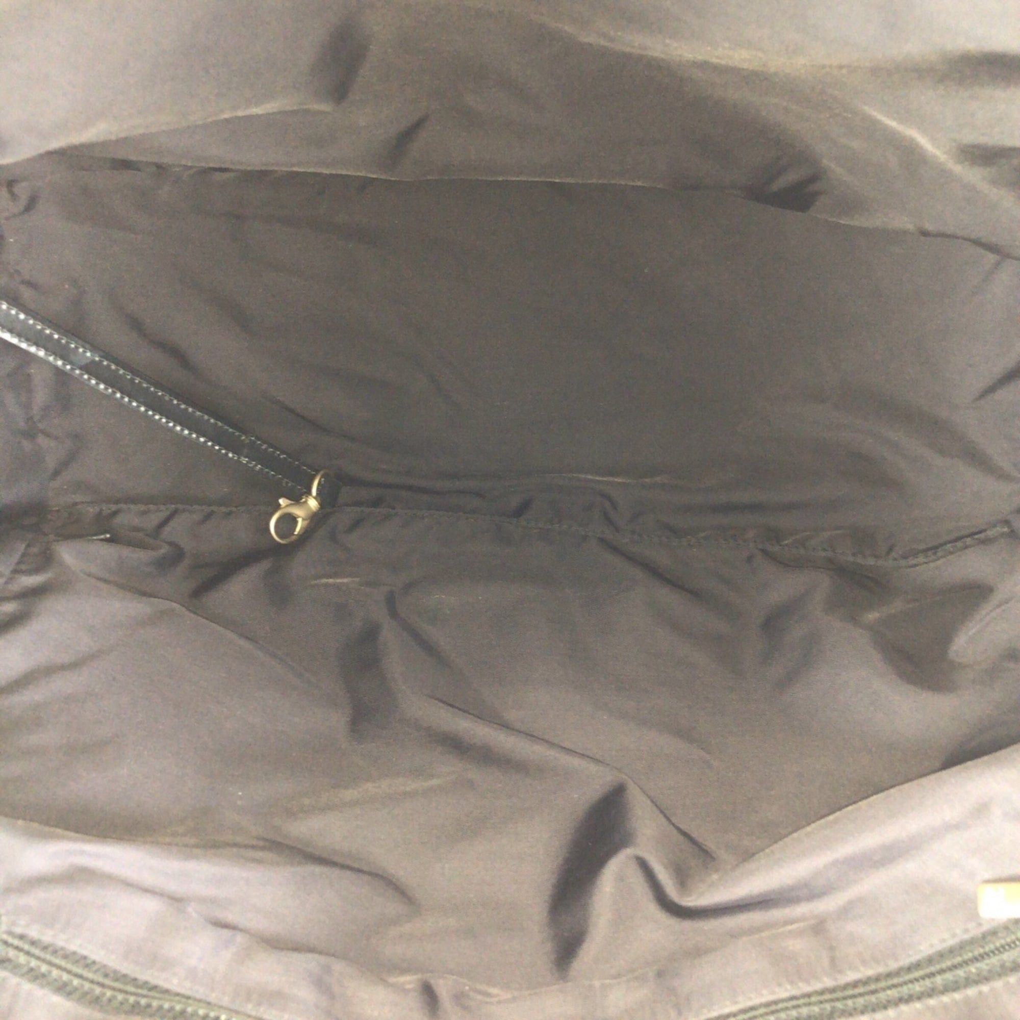 Chanel CHANEL Vintage New Travel Line MM Coco Mark Black Nylon Leather Tote Bag Shoulder for Women Size ONE SIZE - 9 Thumbnail