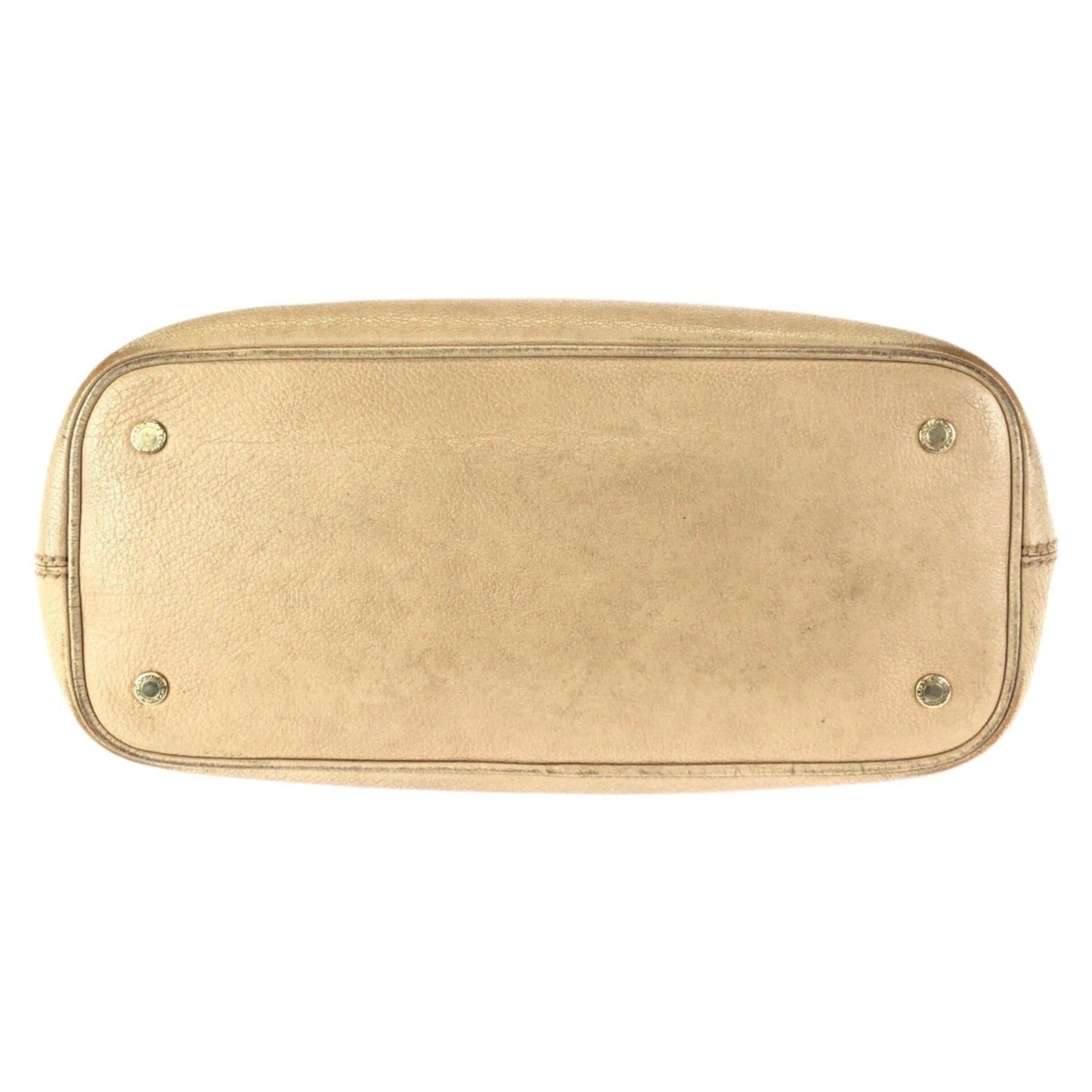 Bvlgari BVLGARI Collezione Tote Bag/Handbag for Women, Beige Leather with Gold Hardware, 33264 Size ONE SIZE - 10 Thumbnail