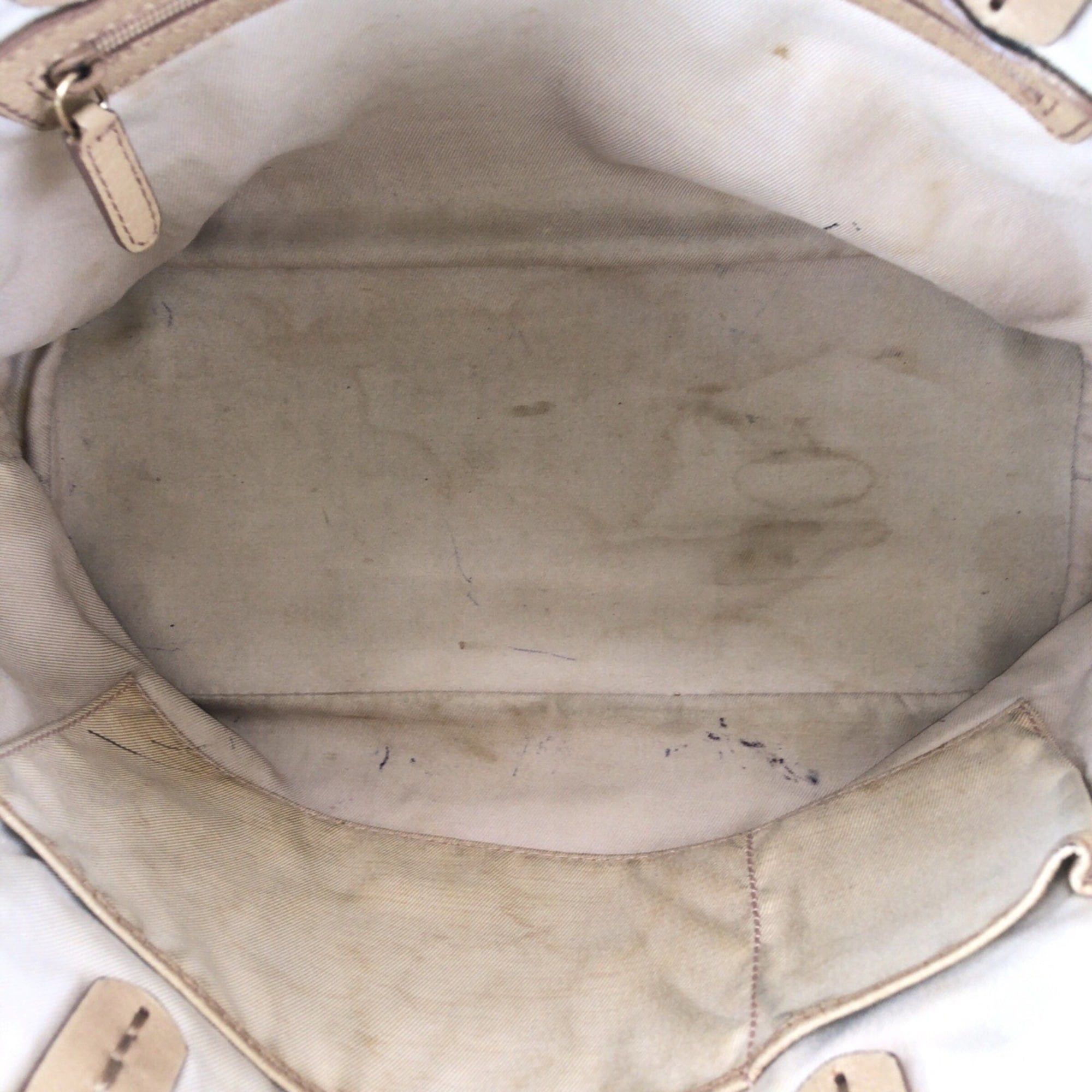 Bvlgari BVLGARI Collezione Tote Bag/Handbag for Women, Beige Leather with Gold Hardware, 33264 Size ONE SIZE - 9 Thumbnail
