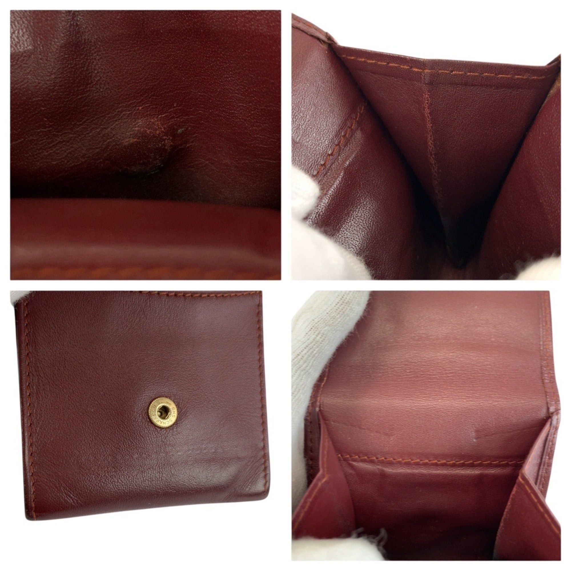 Cartier Cartier Must Line Bordeaux Gold Hardware Leather Wallet/Coin Purse for Women Size ONE SIZE - 9 Thumbnail