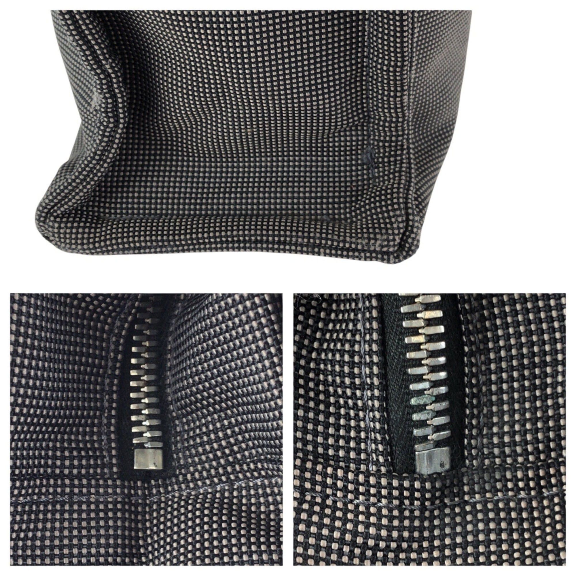 Hermes Hermes Herline MM Grey Silver Hardware Polyamide Polyester Tote Bag Handbag for Women Size ONE SIZE - 5 Thumbnail