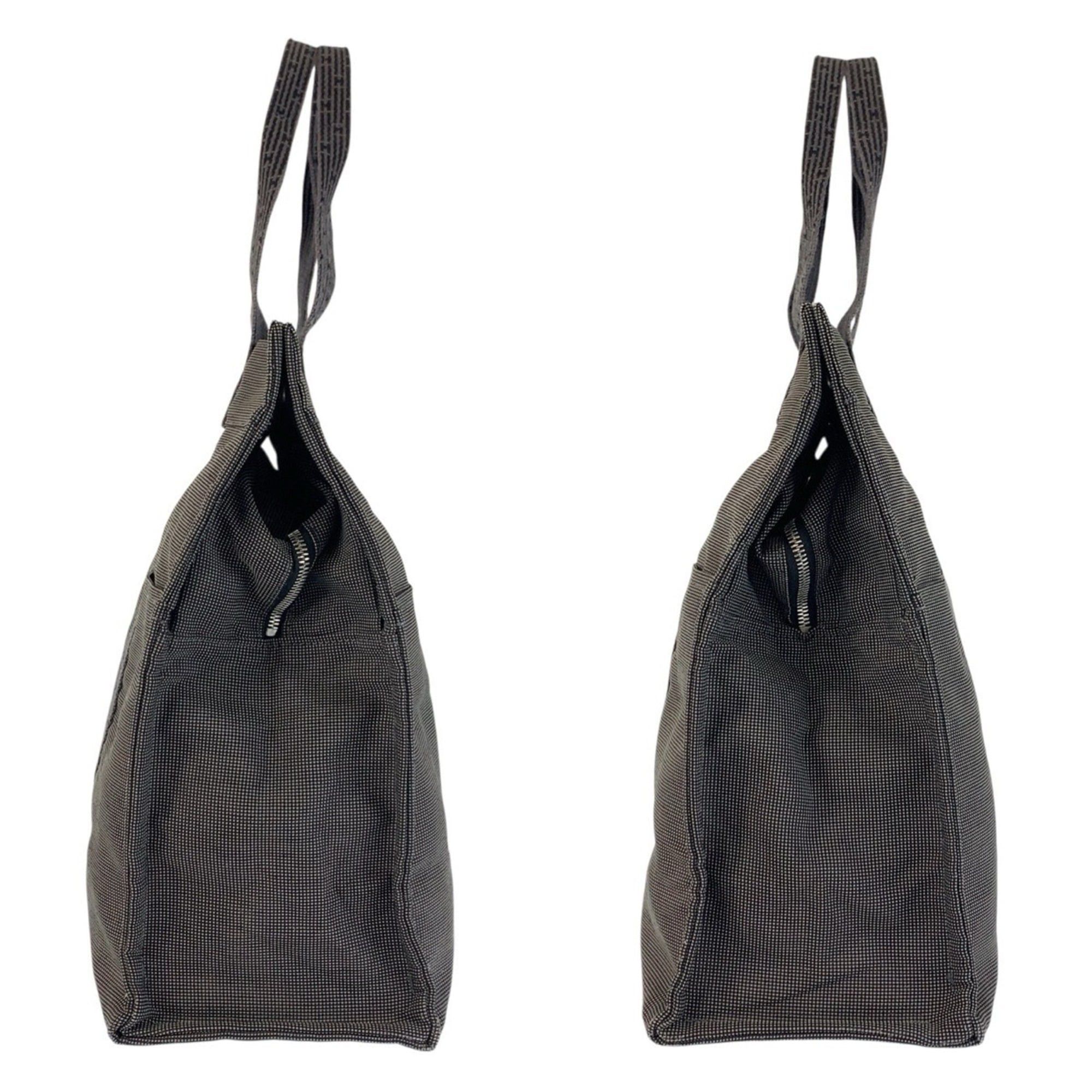 Hermes Hermes Herline GM Grey Silver Hardware Polyamide Polyester Tote Bag Handbag Unisex Women's Size ONE SIZE - 7 Thumbnail
