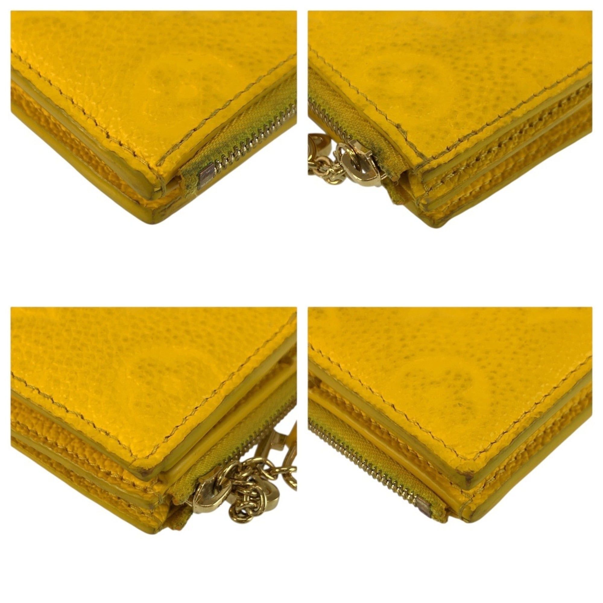 Louis Vuitton Louis Vuitton Monogram Empreinte Portefeuille Lisa Yellow Gold Hardware Leather M13579 Folding Wallet Compact Women's Size ONE SIZE - 8 Thumbnail