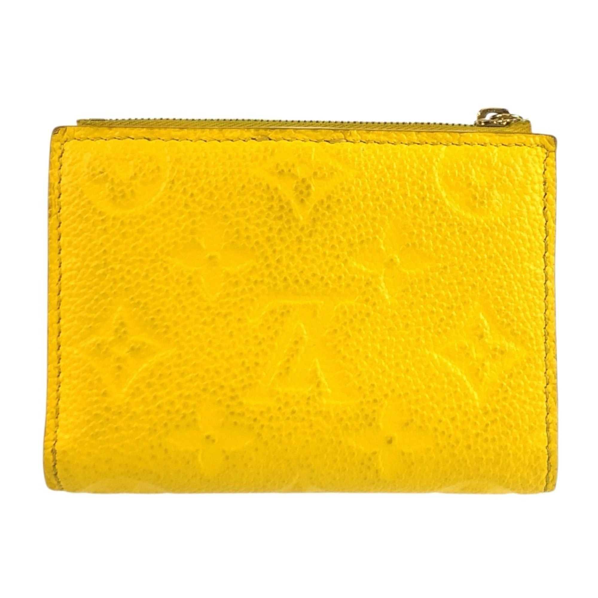 Louis Vuitton Louis Vuitton Monogram Empreinte Portefeuille Lisa Yellow Gold Hardware Leather M13579 Folding Wallet Compact Women's Size ONE SIZE - 2 Thumbnail