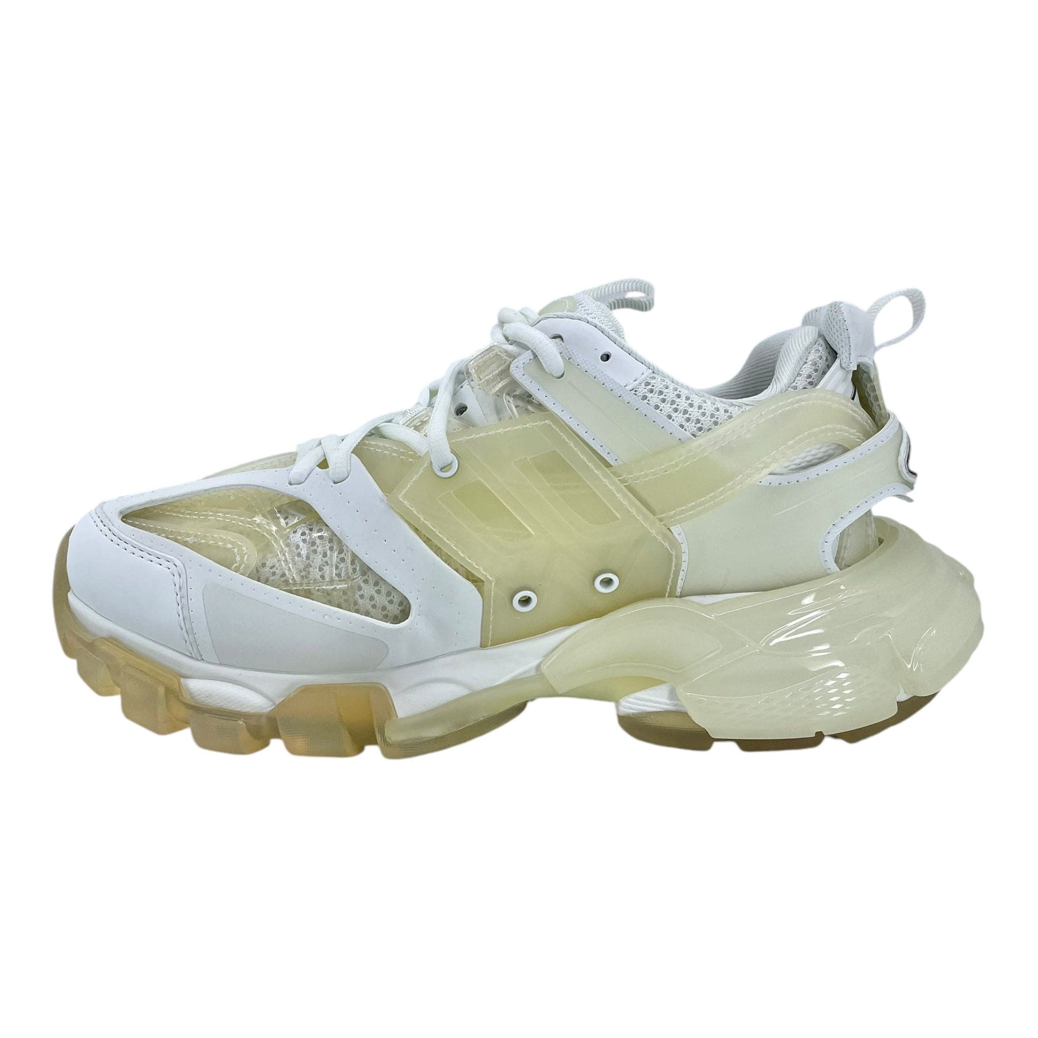 Balenciaga Track Clear Sole White Cream Size US 7 / IT 37 - 3 Thumbnail