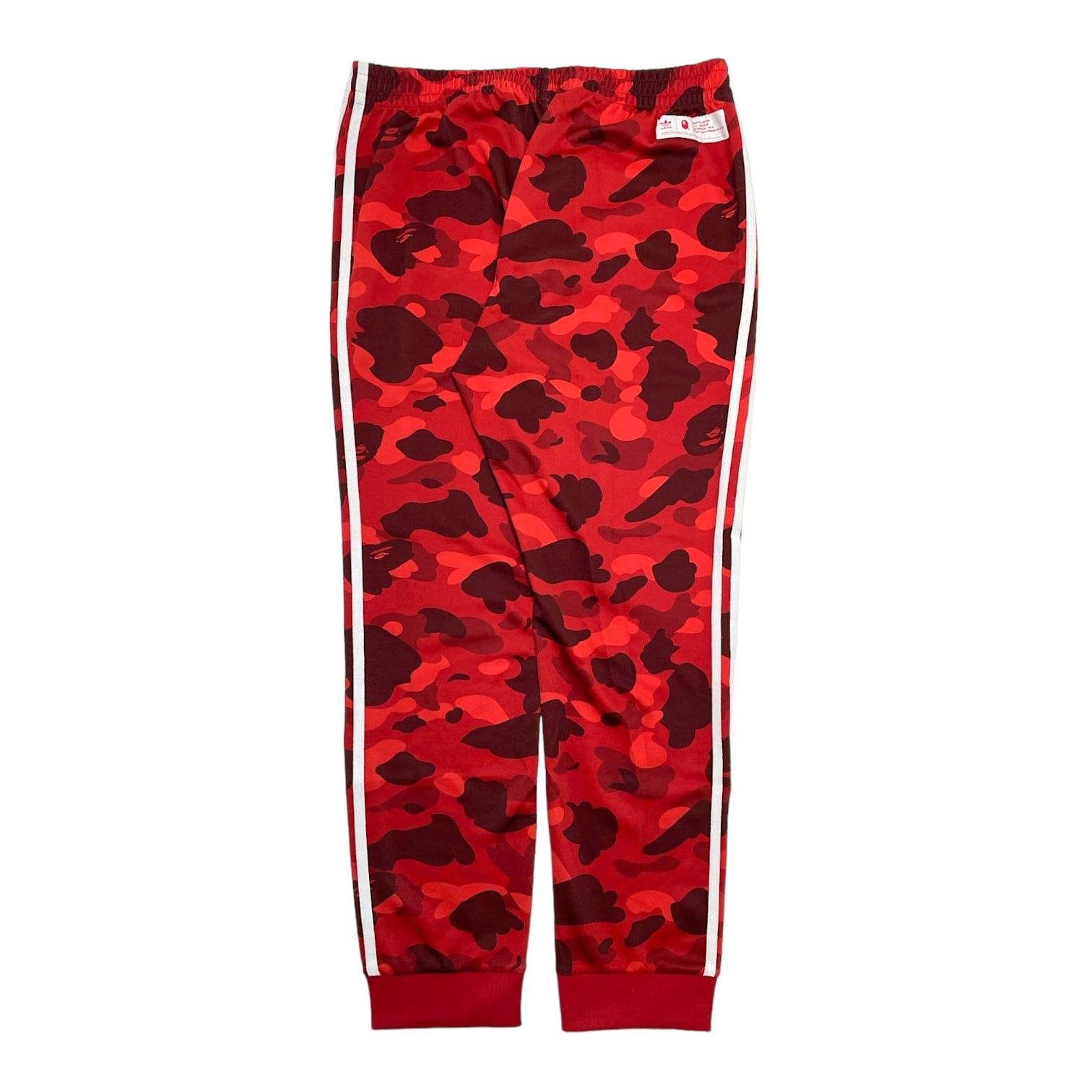 Bape x Adidas Adicolor Track Pants Raw Red Size US 40 / EU 56 - 2 Thumbnail