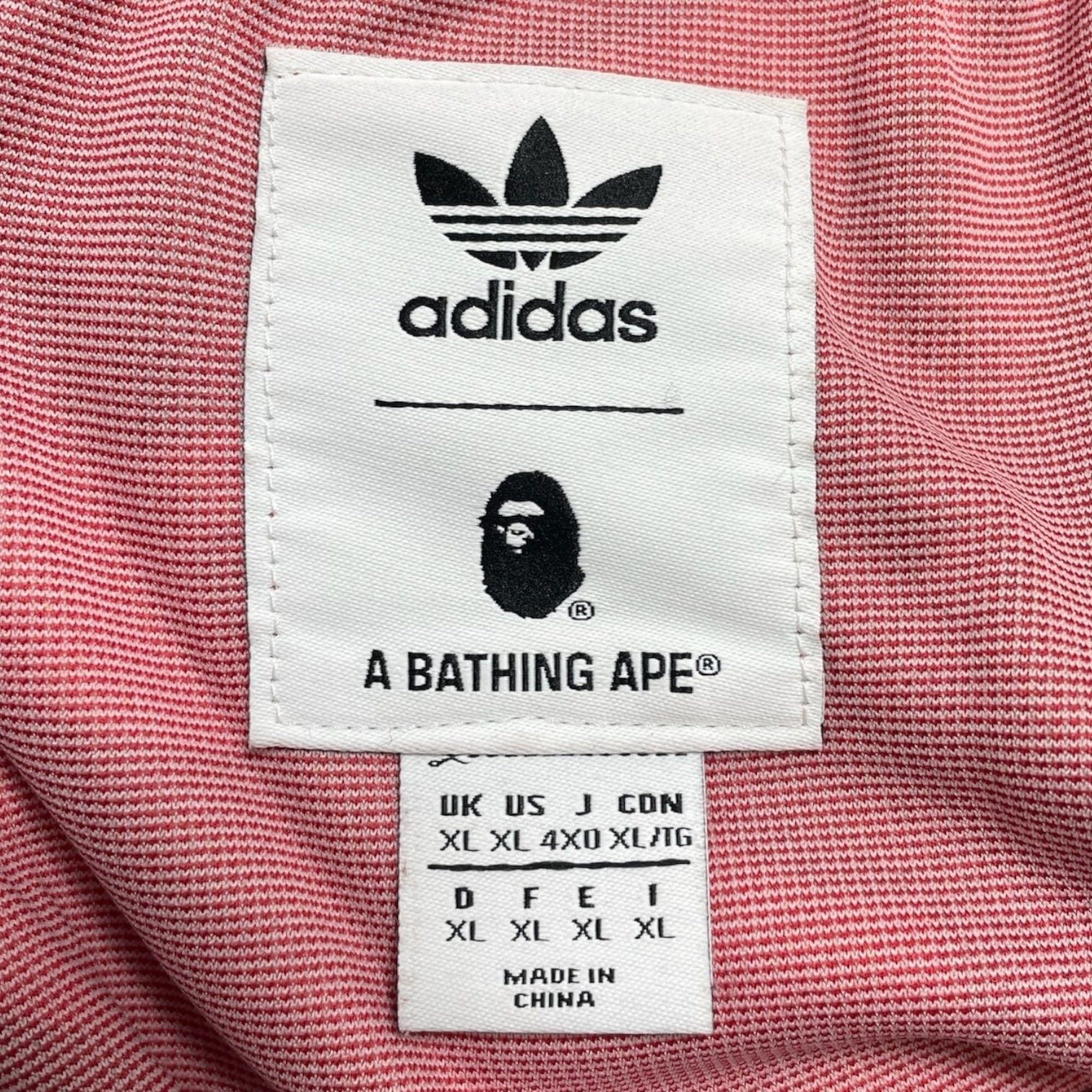 Bape x Adidas Adicolor Track Pants Raw Red Size US 40 / EU 56 - 4 Thumbnail