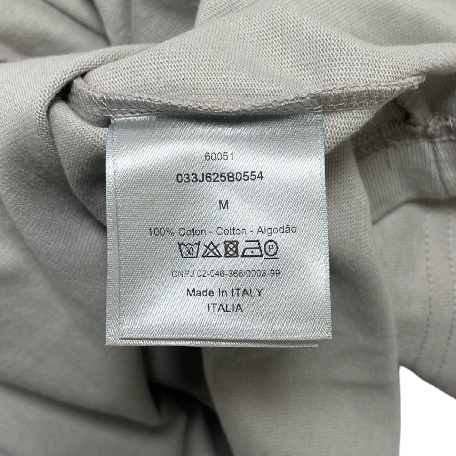 Dior Dior x Jordan Wings Short Sleeve Tee Shirt Grey Size US M / EU 48-50 / 2 - 4 Thumbnail