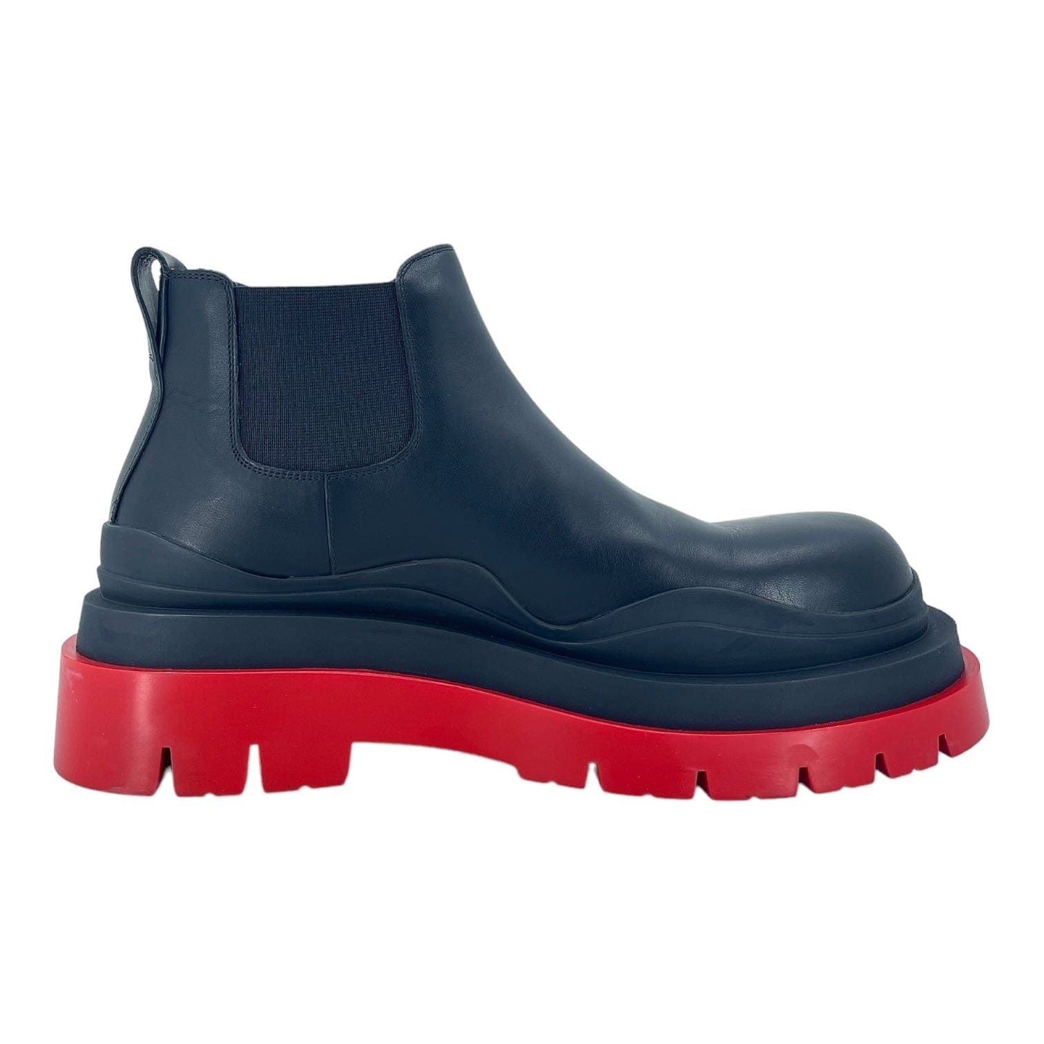 Bottega Veneta Cropped Chelsea Boot Black Red Size US 8 / EU 41 - 4 Thumbnail
