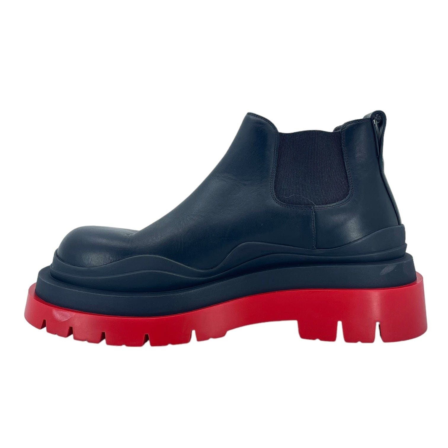 Bottega Veneta Cropped Chelsea Boot Black Red Size US 8 / EU 41 - 3 Thumbnail
