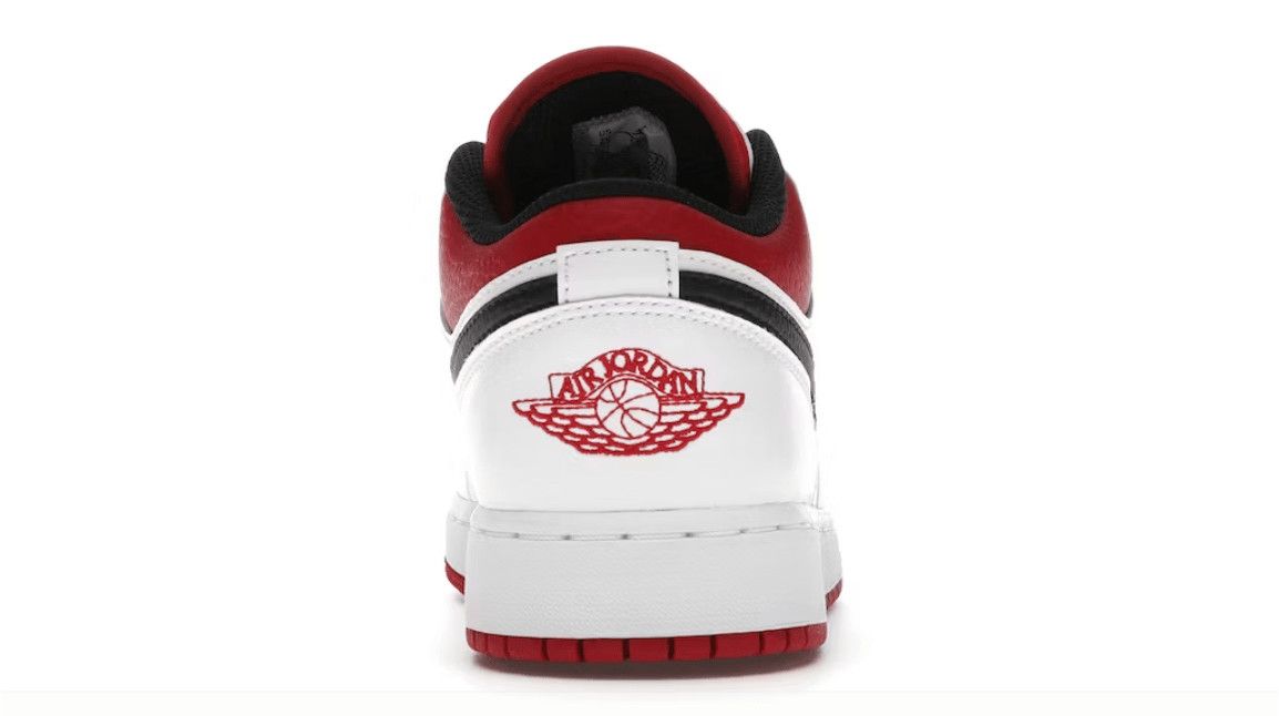 Nike 1 Low White Gym Red (GS) Size US 6.5 / EU 39-40 - 4 Thumbnail