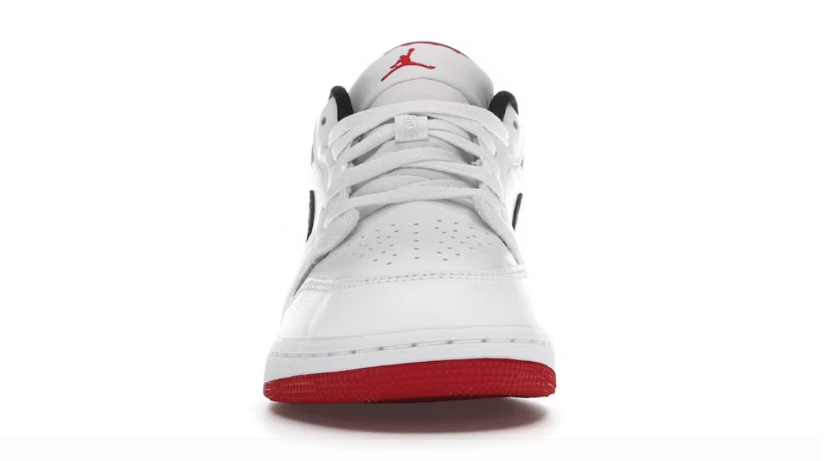 Nike 1 Low White Gym Red (GS) Size US 6.5 / EU 39-40 - 2 Thumbnail