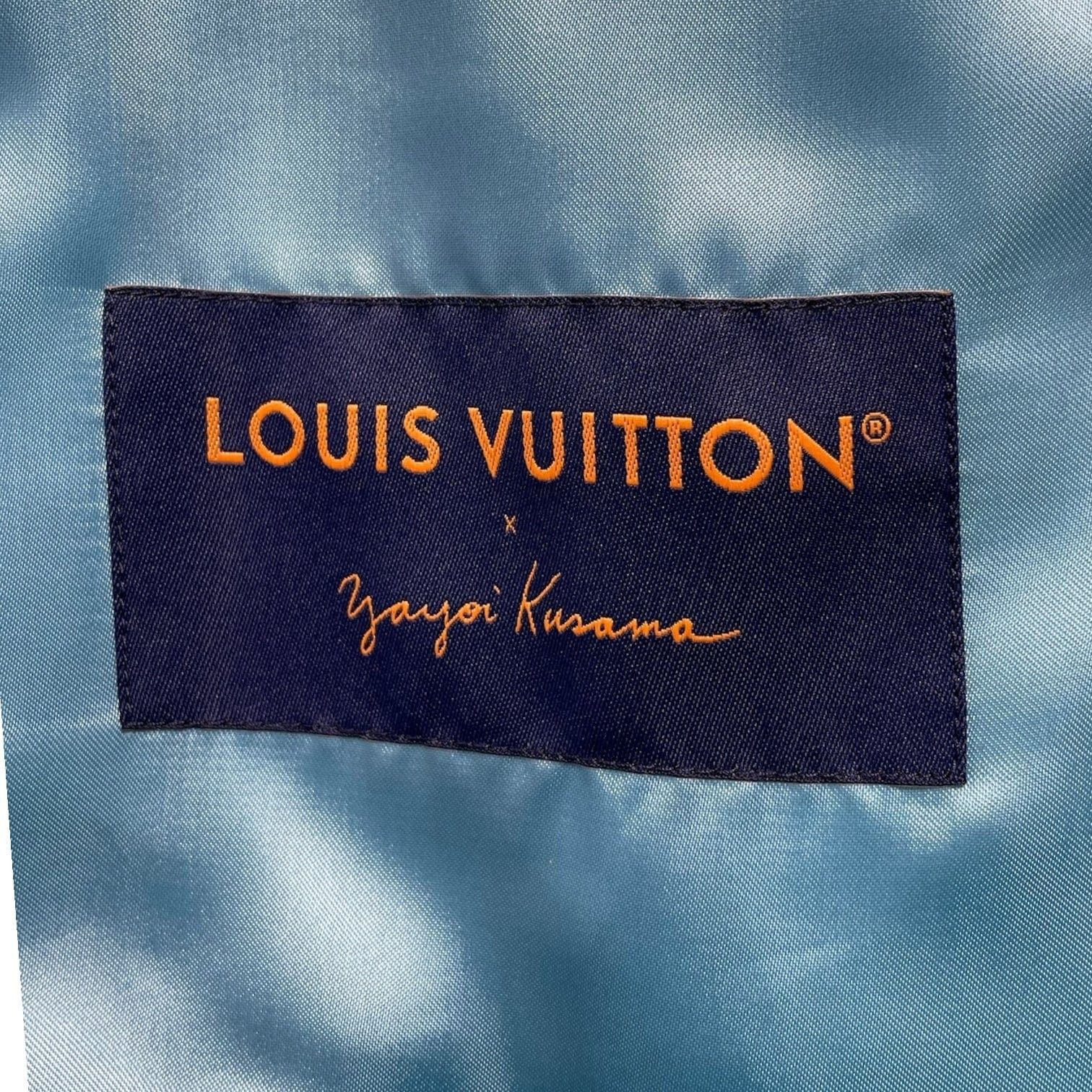 Louis Vuitton LV x YK Embroidered Faces Varsity Jacket Blue Size US XXL / EU 58 / 5 - 4 Thumbnail