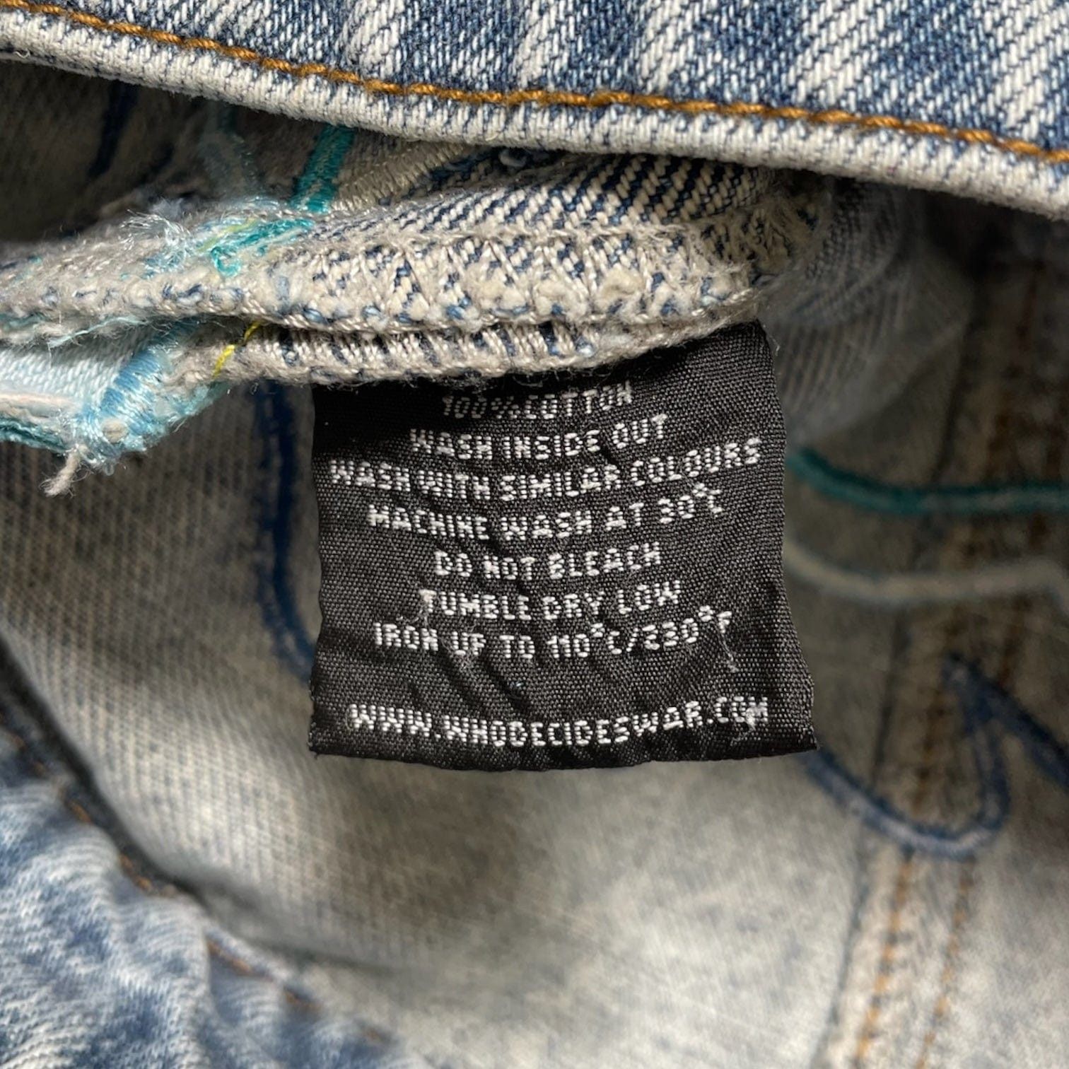 Who Decides War x PALE USA Seaboard Jean Vest Indigo Size US S / EU 44-46 / 1 - 5 Thumbnail