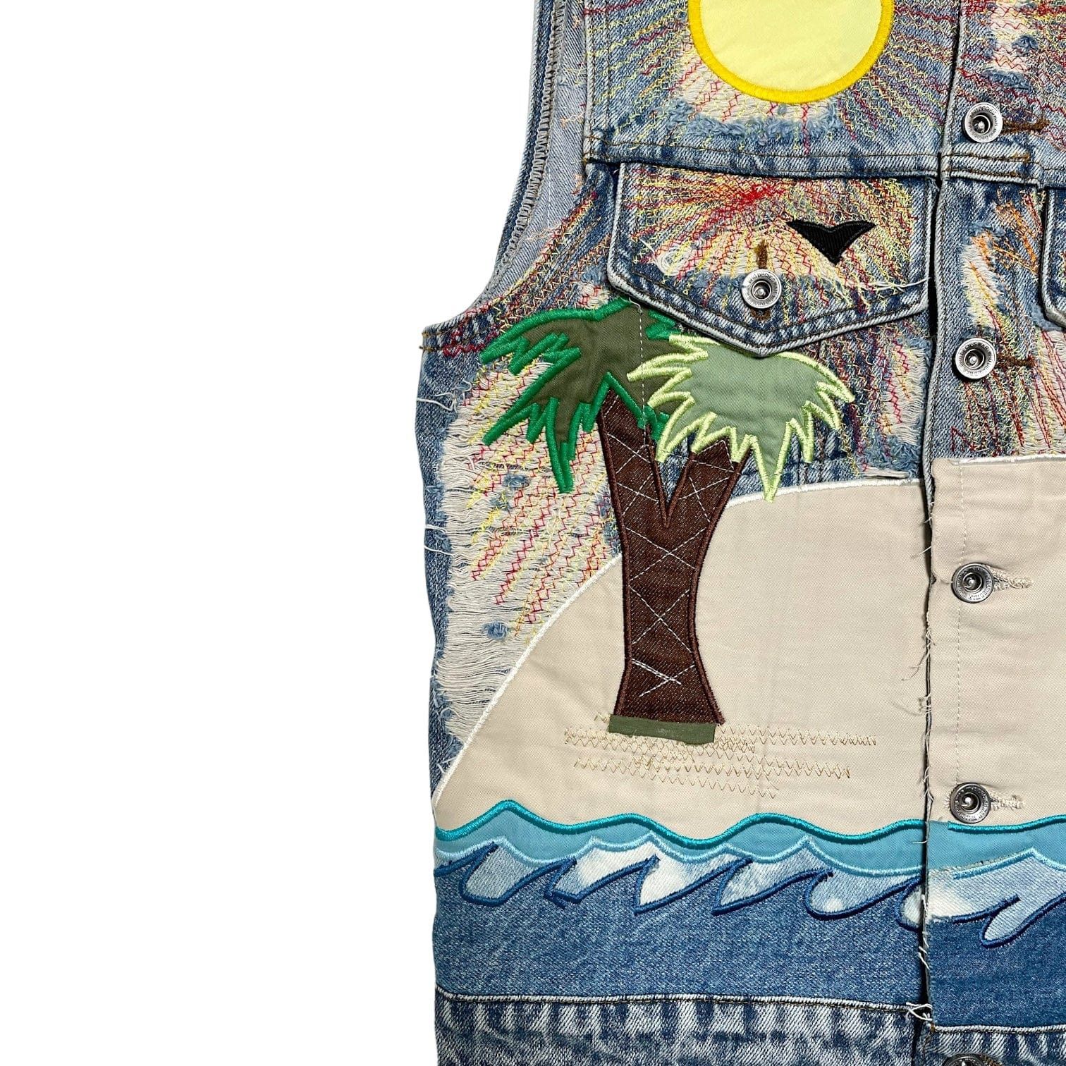 Who Decides War x PALE USA Seaboard Jean Vest Indigo Size US S / EU 44-46 / 1 - 3 Thumbnail