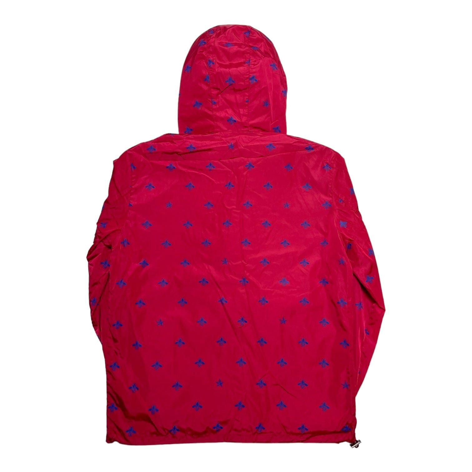 Gucci Bee and Star Print Windbreaker Jacket Red Size US M / EU 48-50 / 2 - 2 Thumbnail
