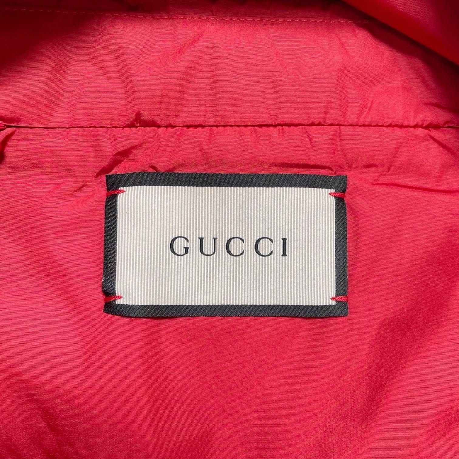 Gucci Bee and Star Print Windbreaker Jacket Red Size US M / EU 48-50 / 2 - 4 Thumbnail