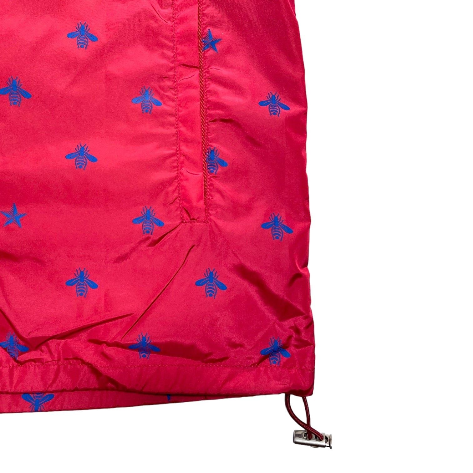 Gucci Bee and Star Print Windbreaker Jacket Red Size US M / EU 48-50 / 2 - 3 Thumbnail
