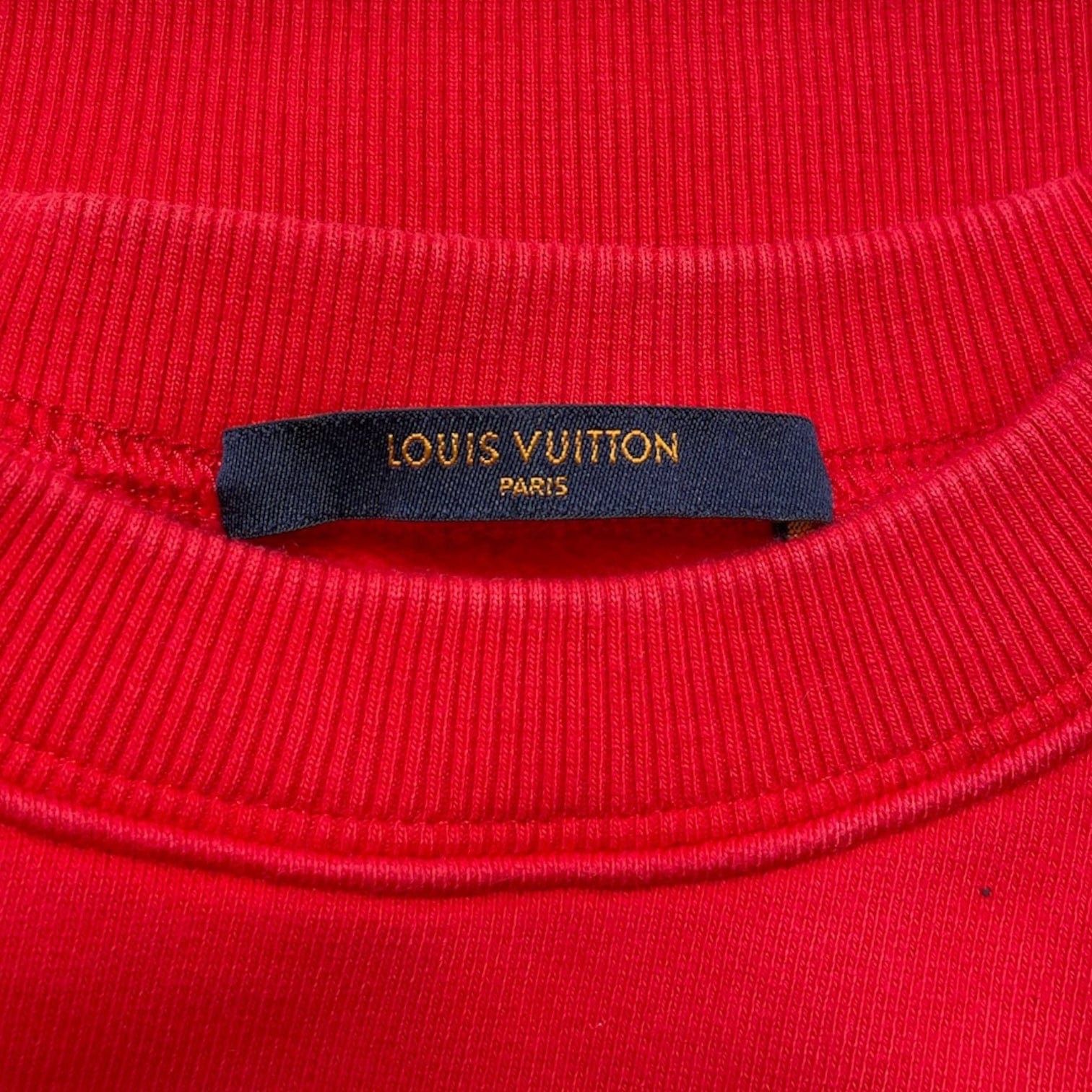 Louis Vuitton Scarecrow Embroidered Crewneck Sweatshirt Red Size US S / EU 44-46 / 1 - 3 Thumbnail