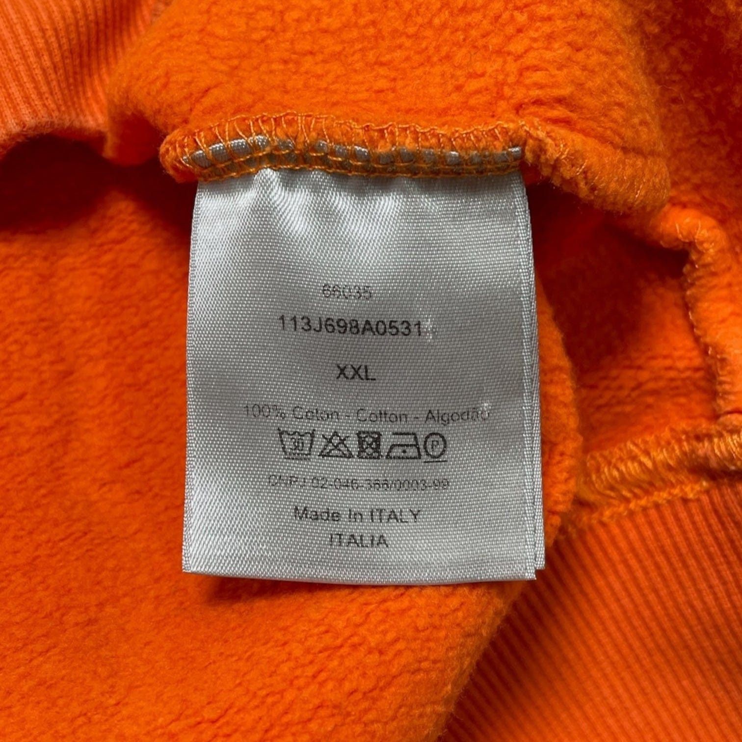 Dior Dior CD Icon Hooded Sweatshirt Orange Size US XXL / EU 58 / 5 - 4 Thumbnail