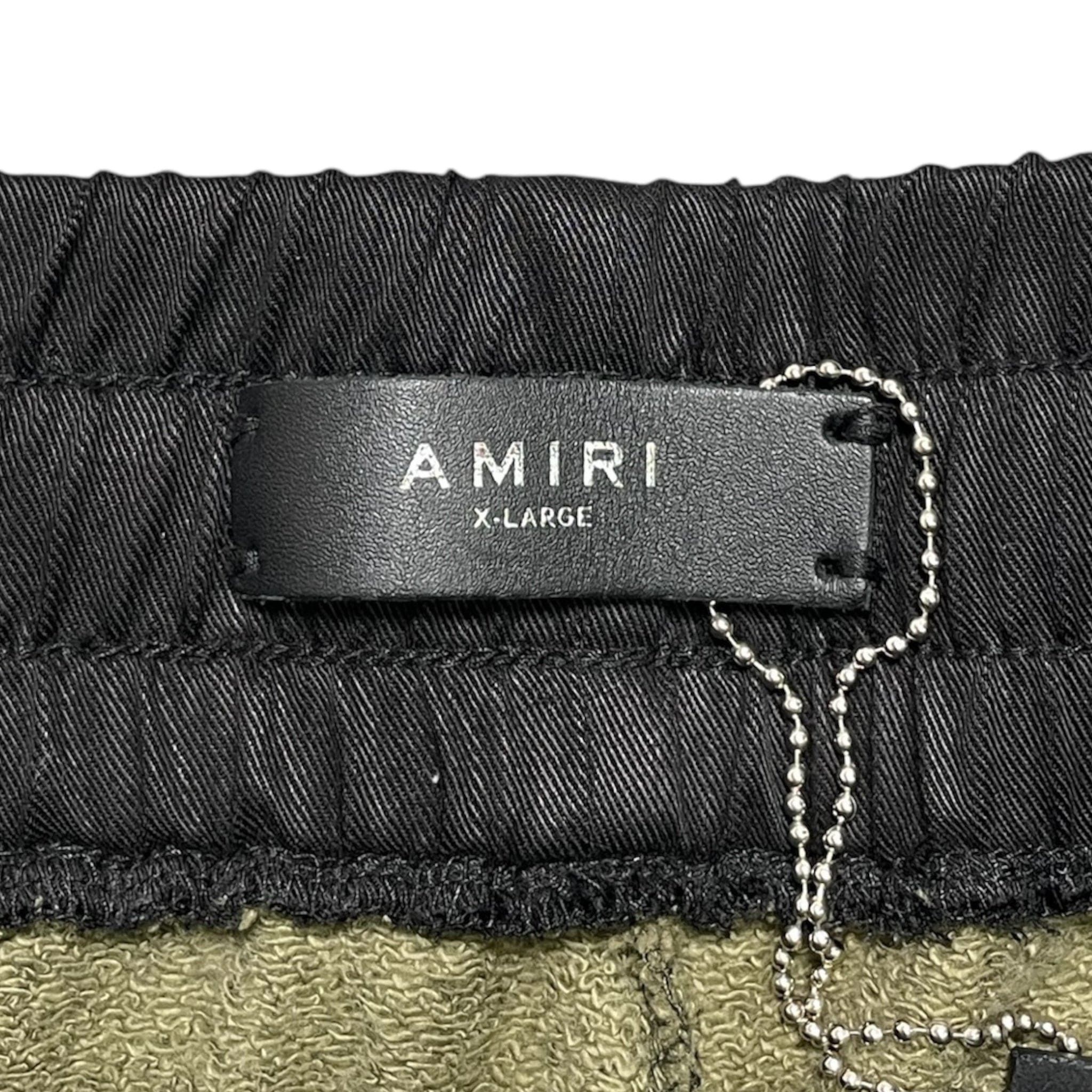 Amiri Amiri MX1 Leather Patch Sweatpants Camo Size US 33 - 4 Thumbnail