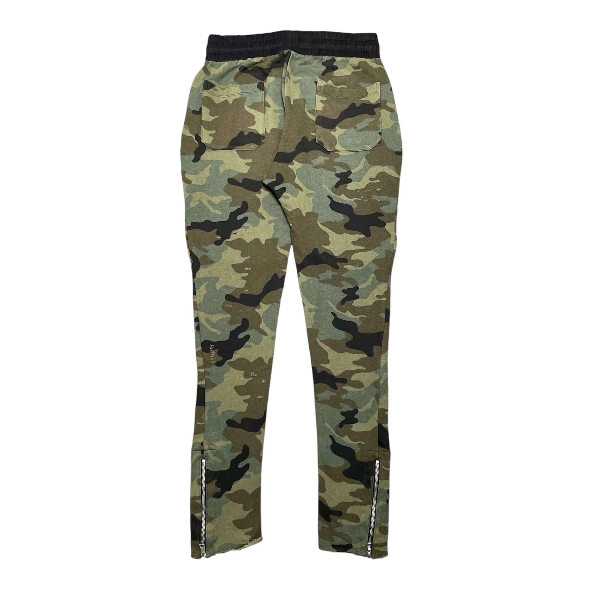 Amiri Amiri MX1 Leather Patch Sweatpants Camo Size US 33 - 2 Thumbnail