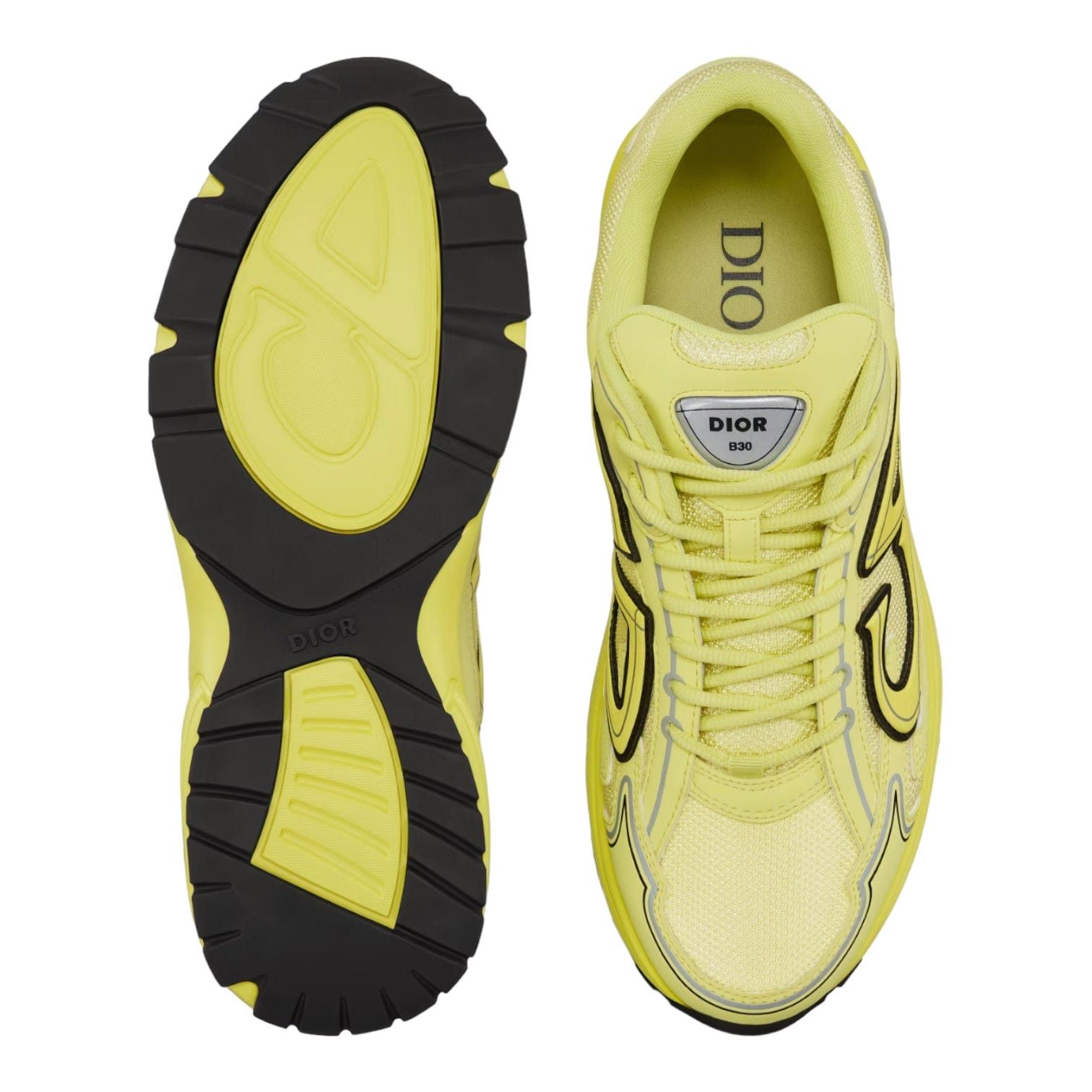 Dior Dior B30 Trainer Neon Yellow Size US 13 / EU 46 - 6 Thumbnail