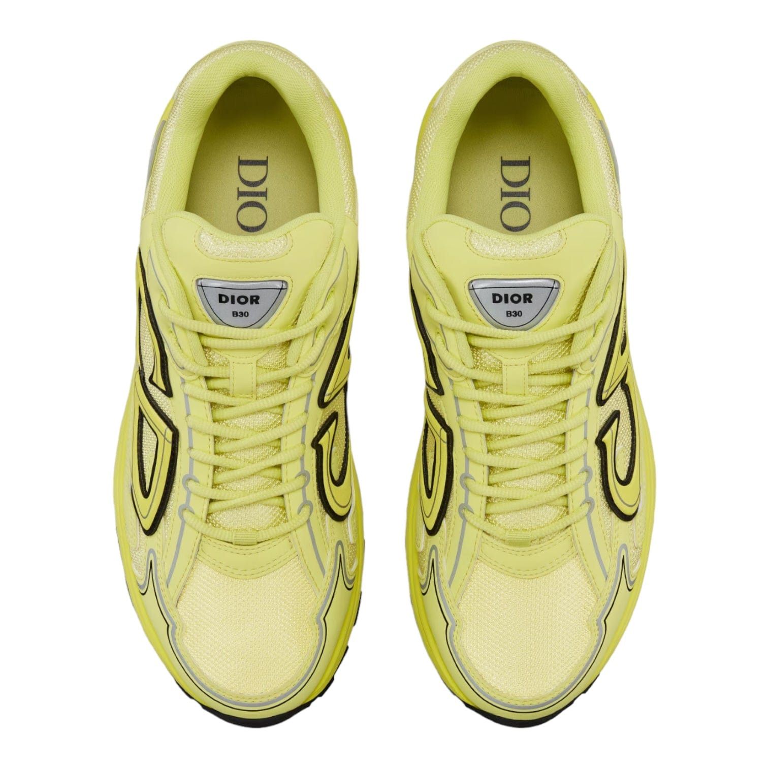 Dior Dior B30 Trainer Neon Yellow Size US 13 / EU 46 - 4 Thumbnail