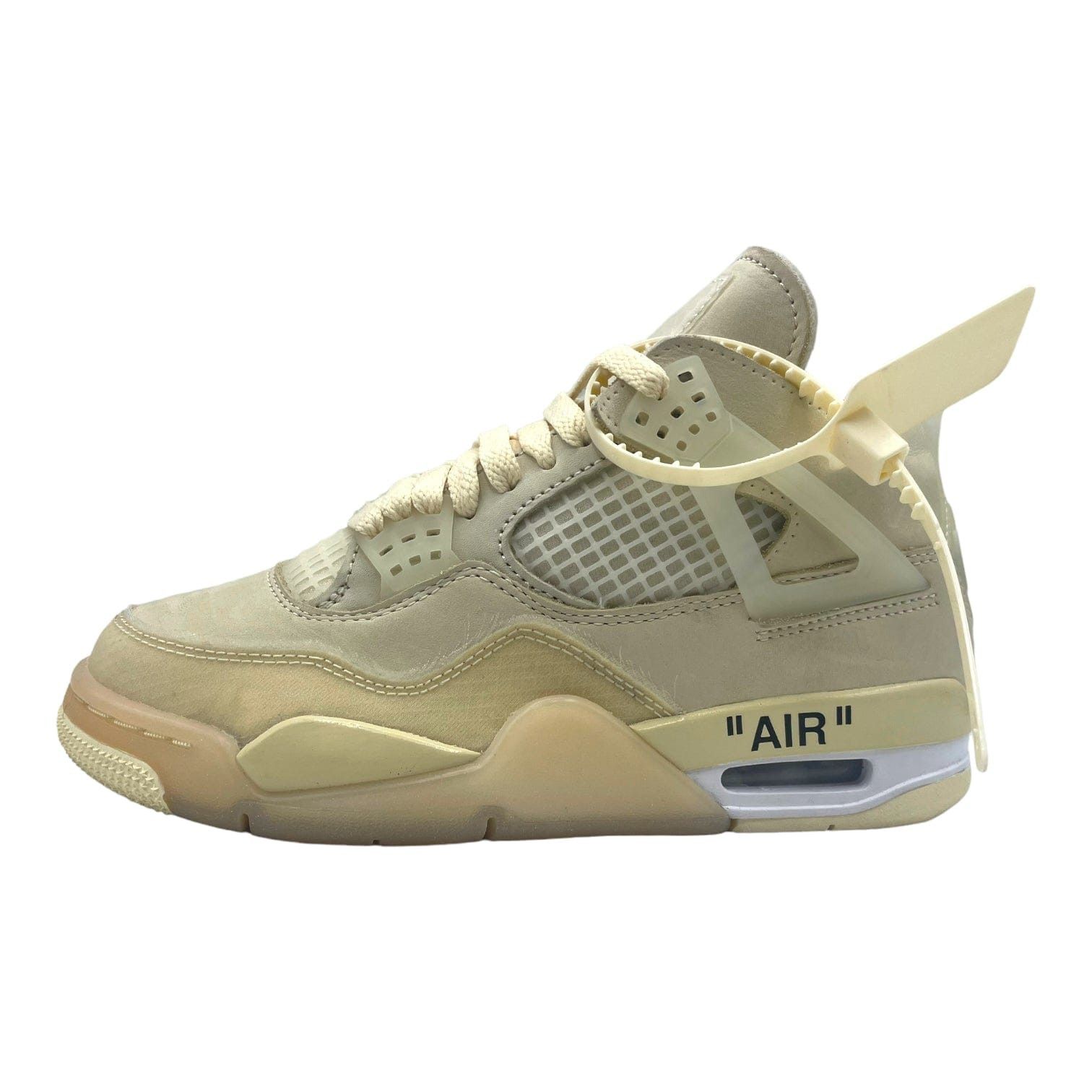 Nike 4 Retro Off-White Sail (W) Size US 5.5 / IT 35.5 - 2 Thumbnail