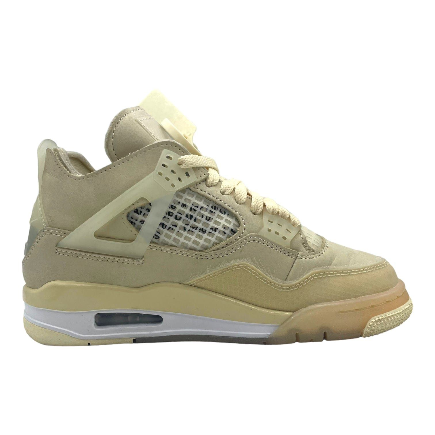 Nike 4 Retro Off-White Sail (W) Size US 5.5 / IT 35.5 - 4 Thumbnail