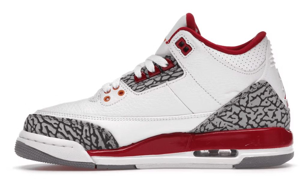Nike 3 Retro Cardinal (GS) Size US 5 / EU 37 - 2 Thumbnail