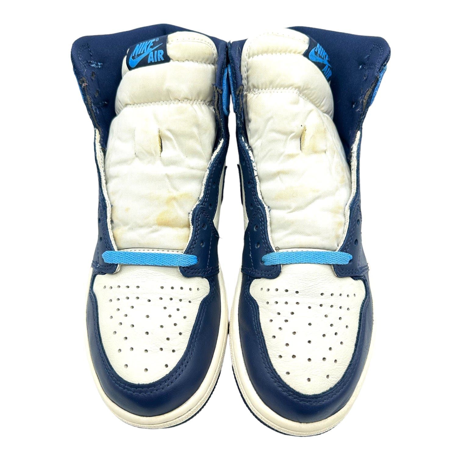 Nike 1 Retro High Obsidian UNC Size US 9.5 / EU 42-43 - 5 Thumbnail